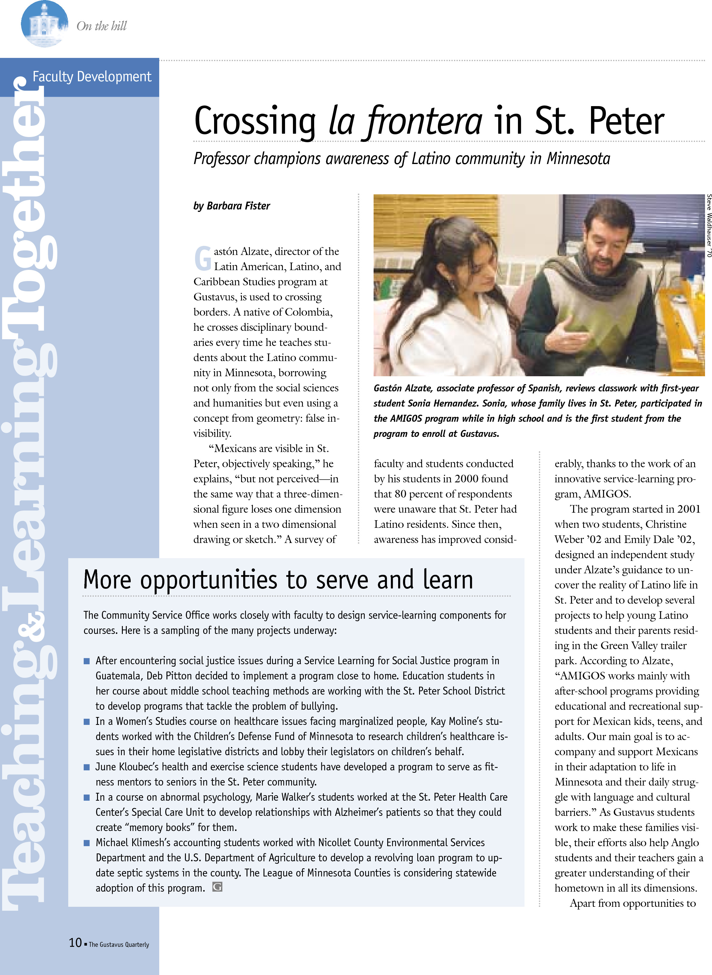 quarterly page