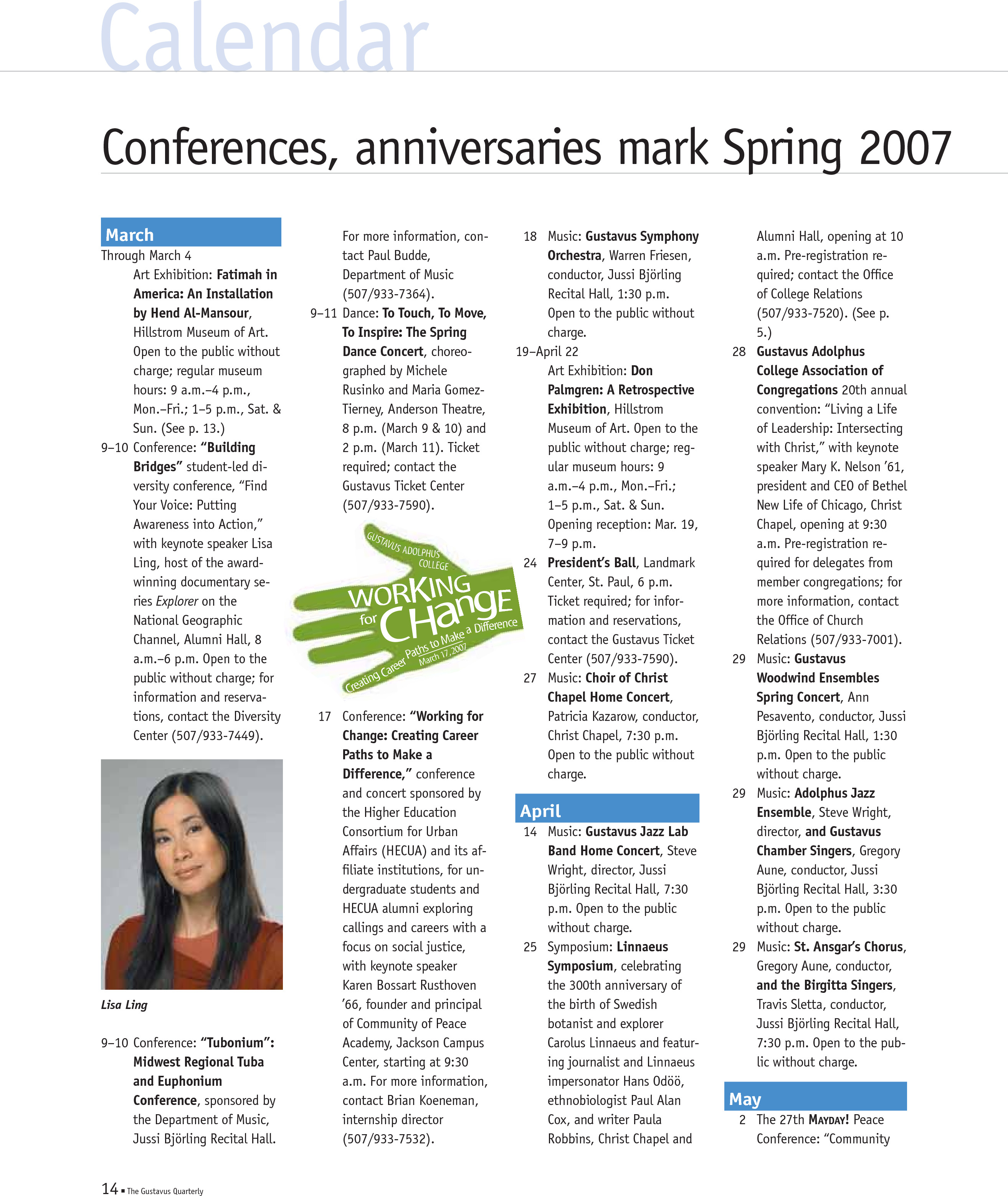 quarterly page