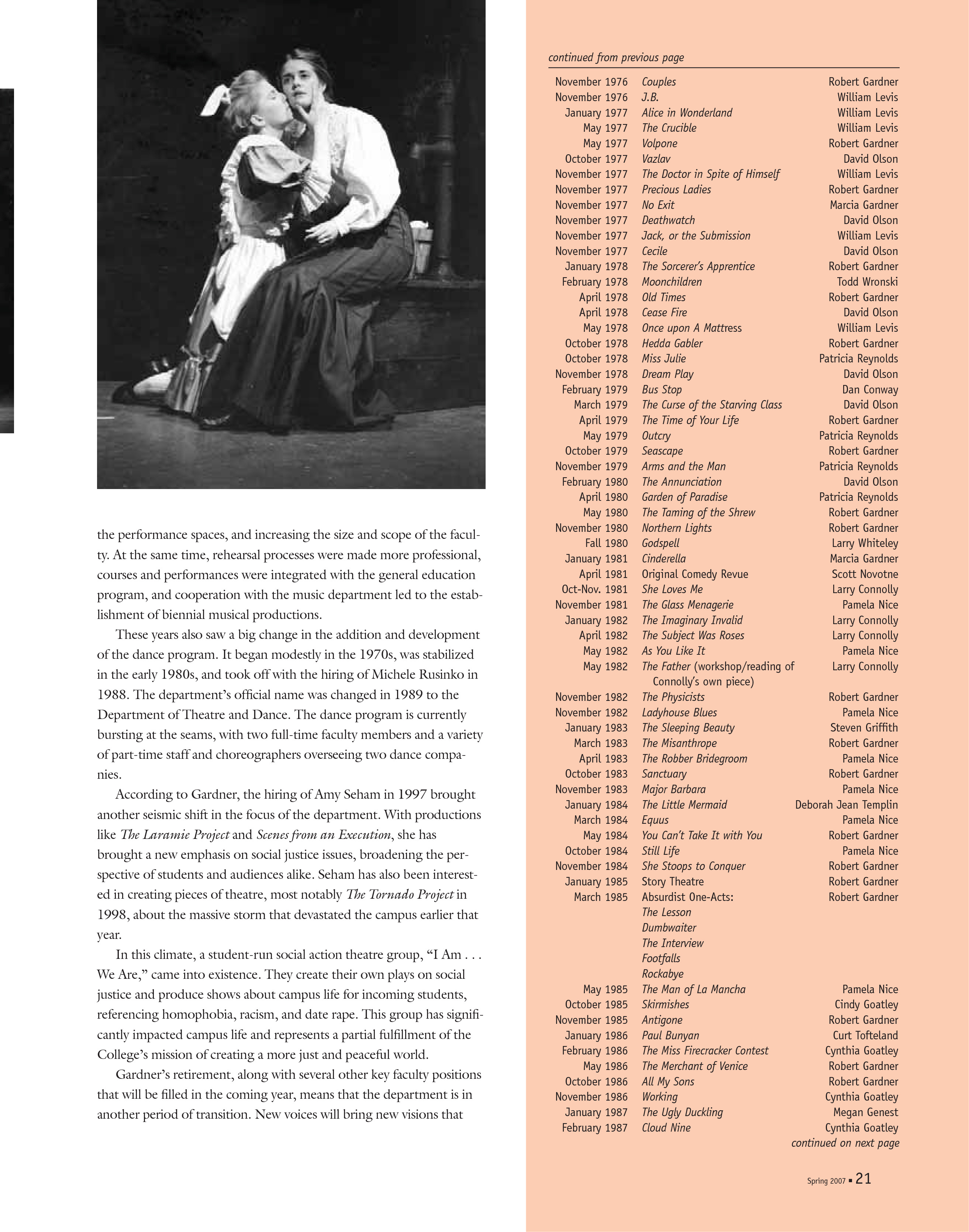 quarterly page