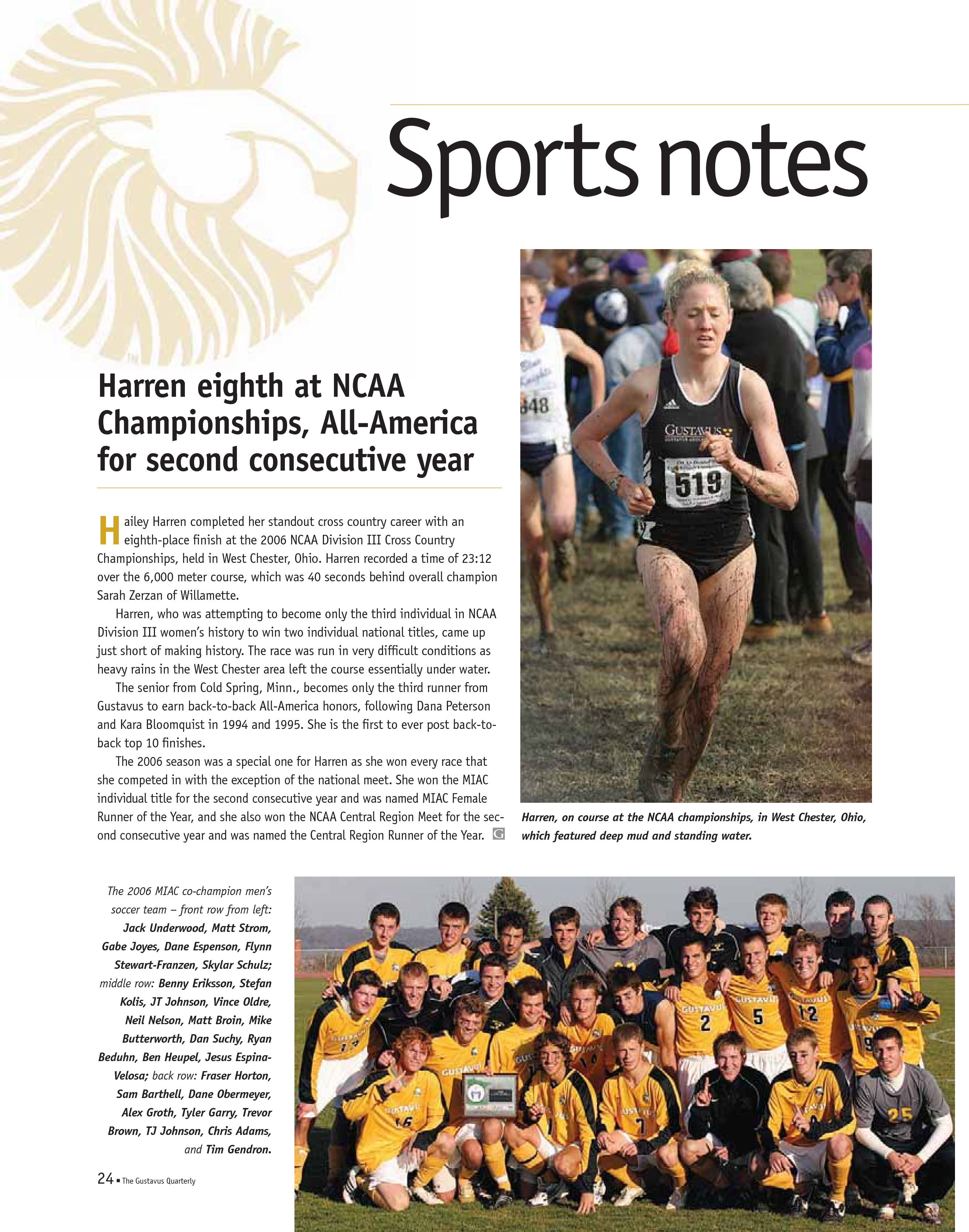quarterly page