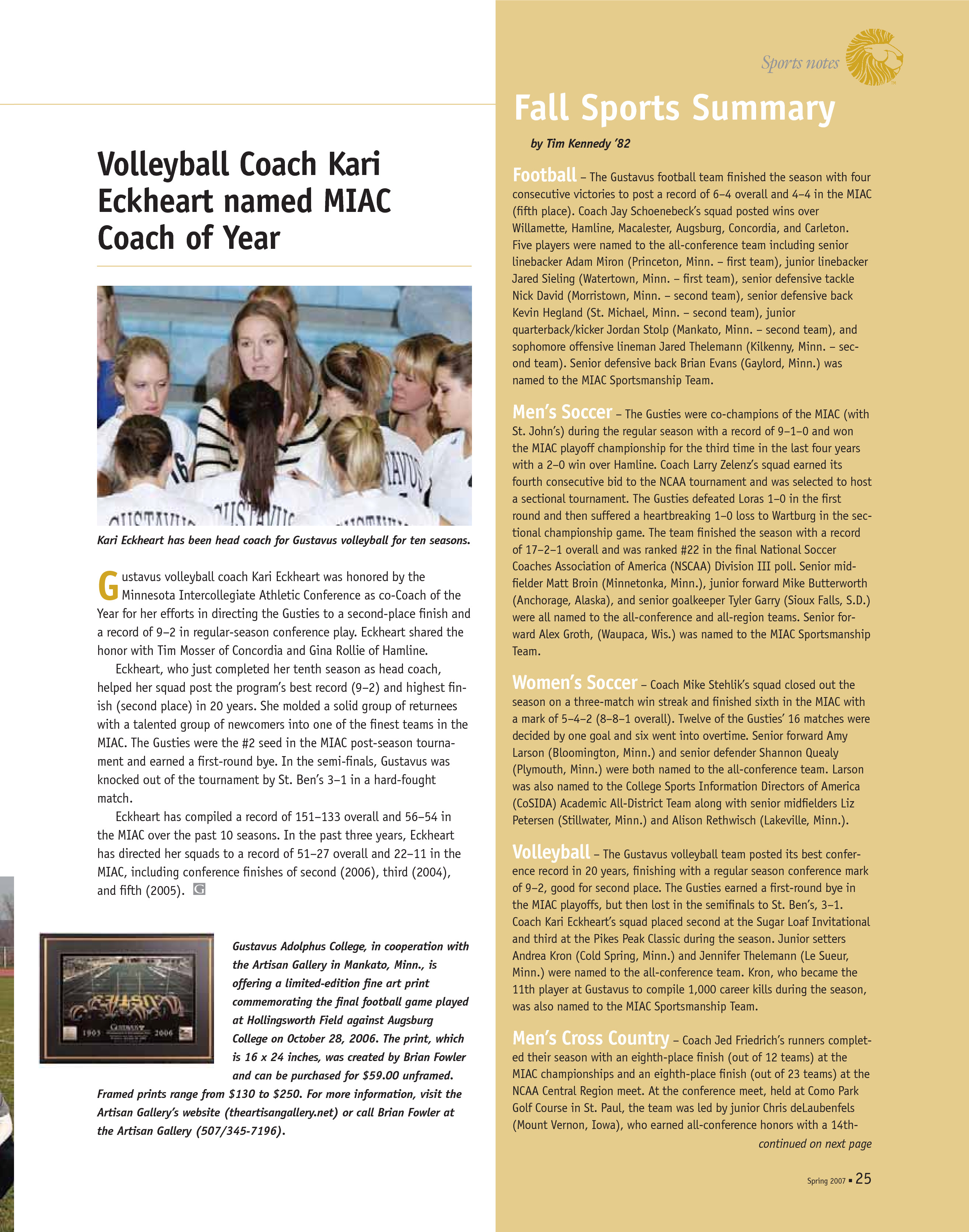 quarterly page
