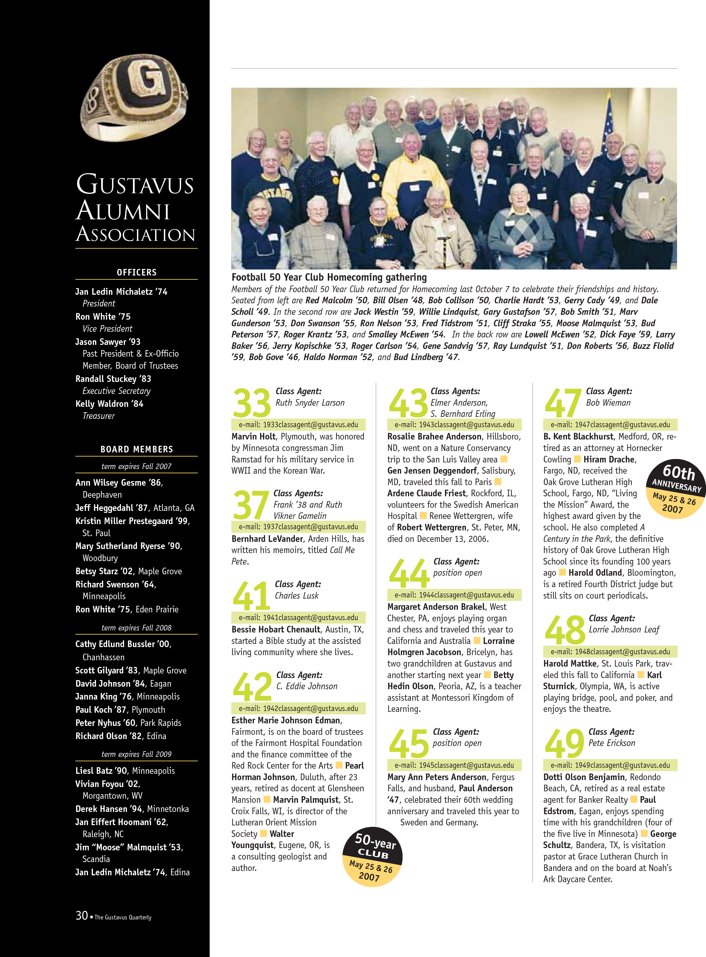 quarterly page