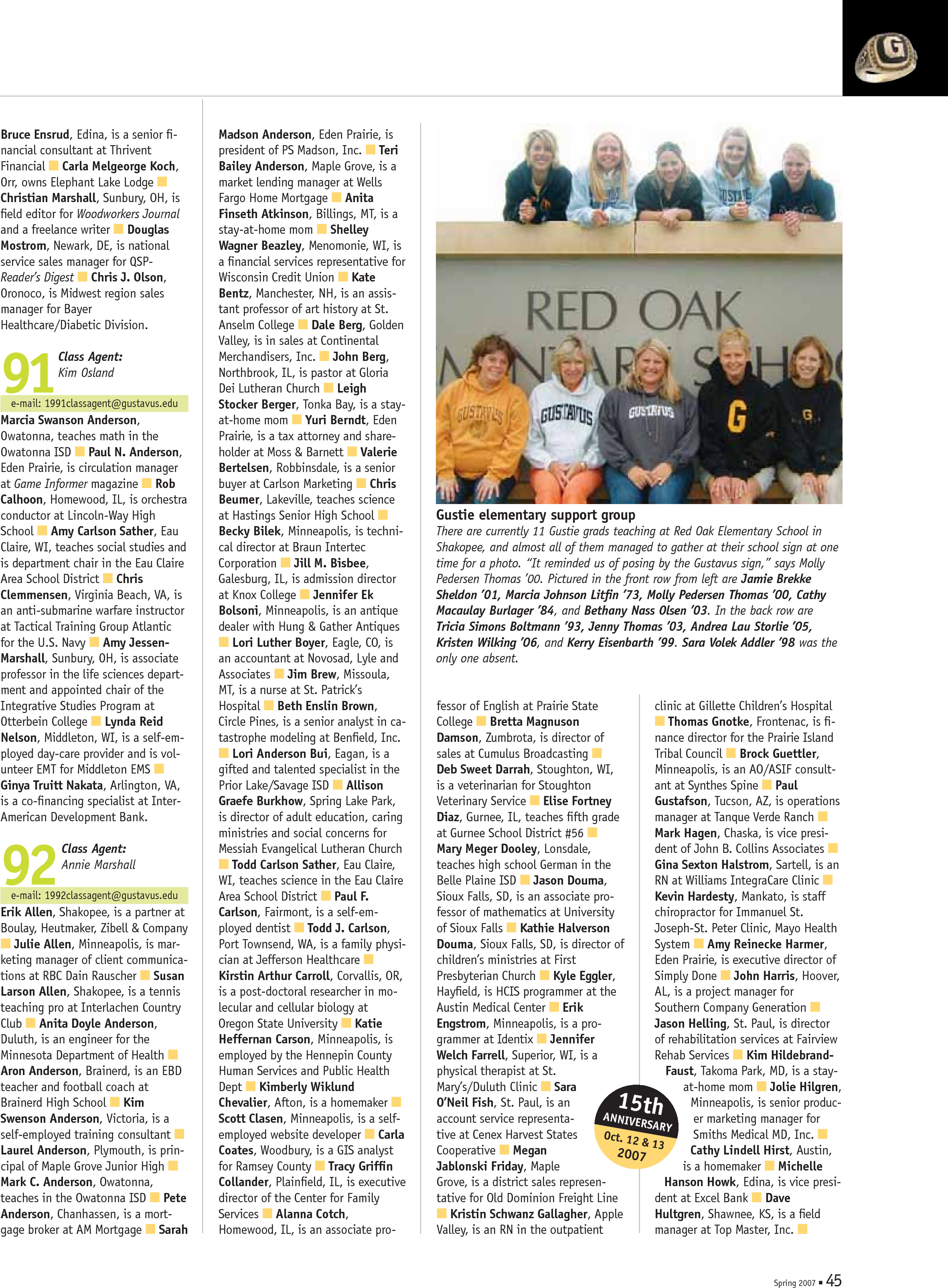 quarterly page