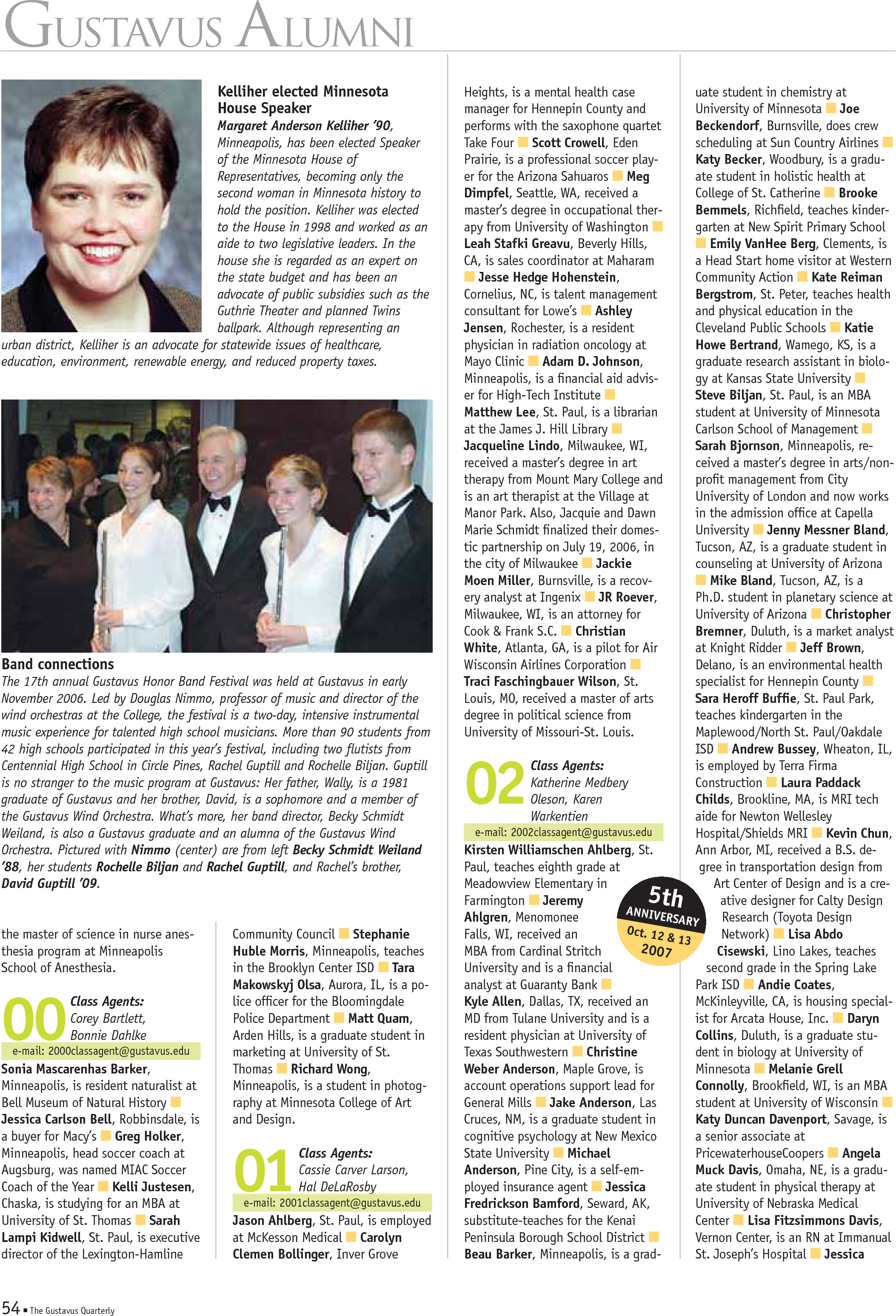 quarterly page