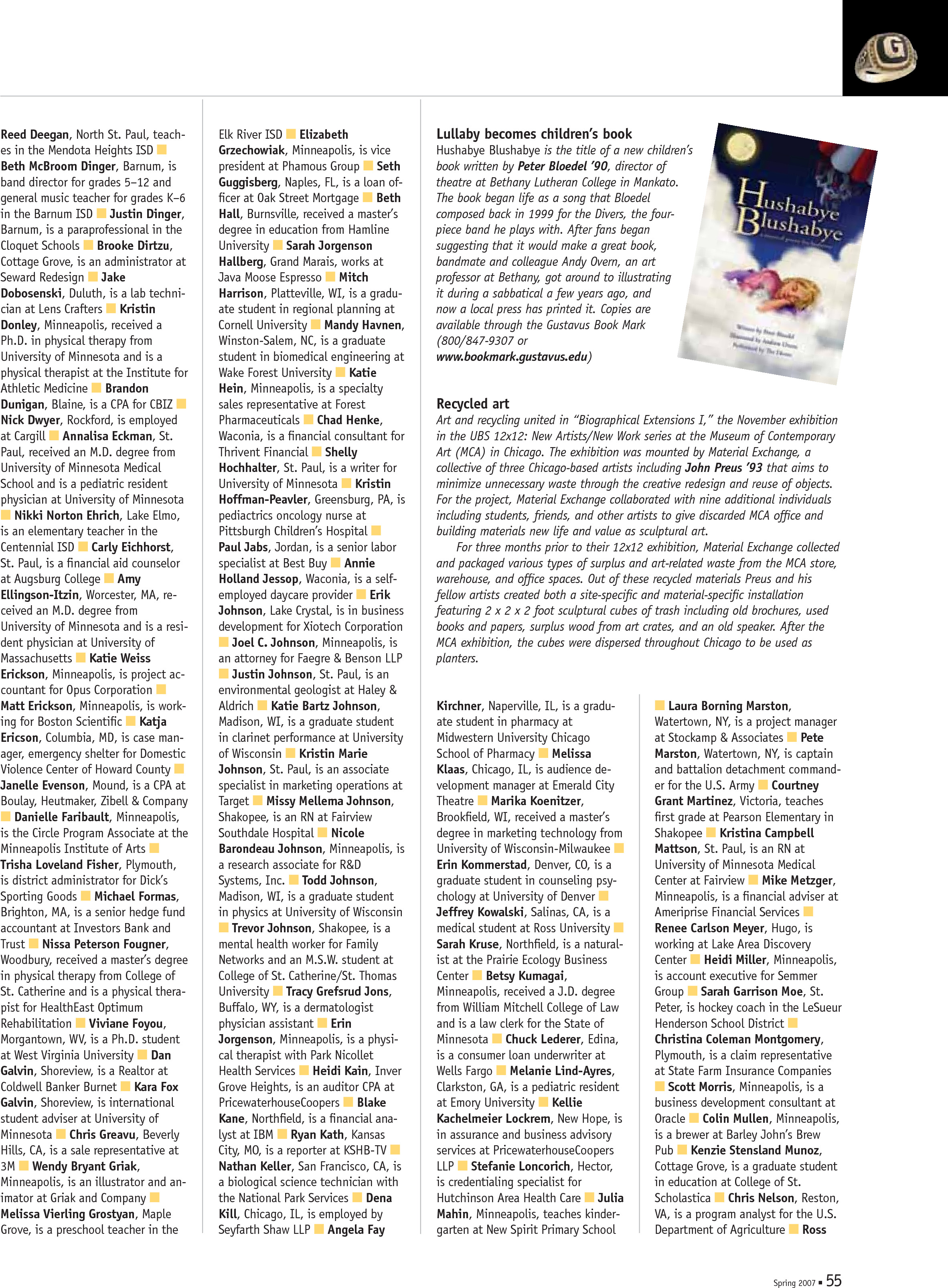 quarterly page