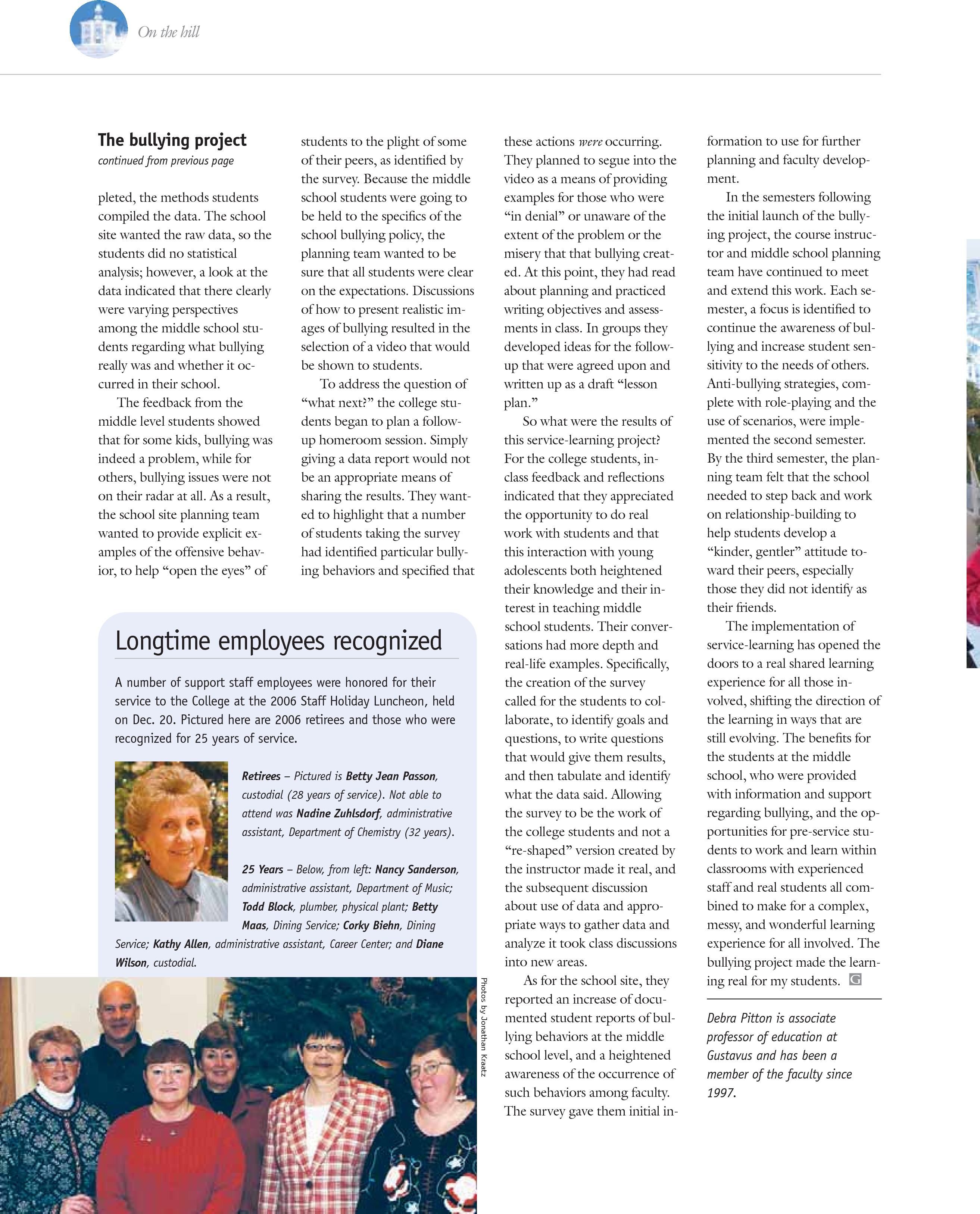 quarterly page