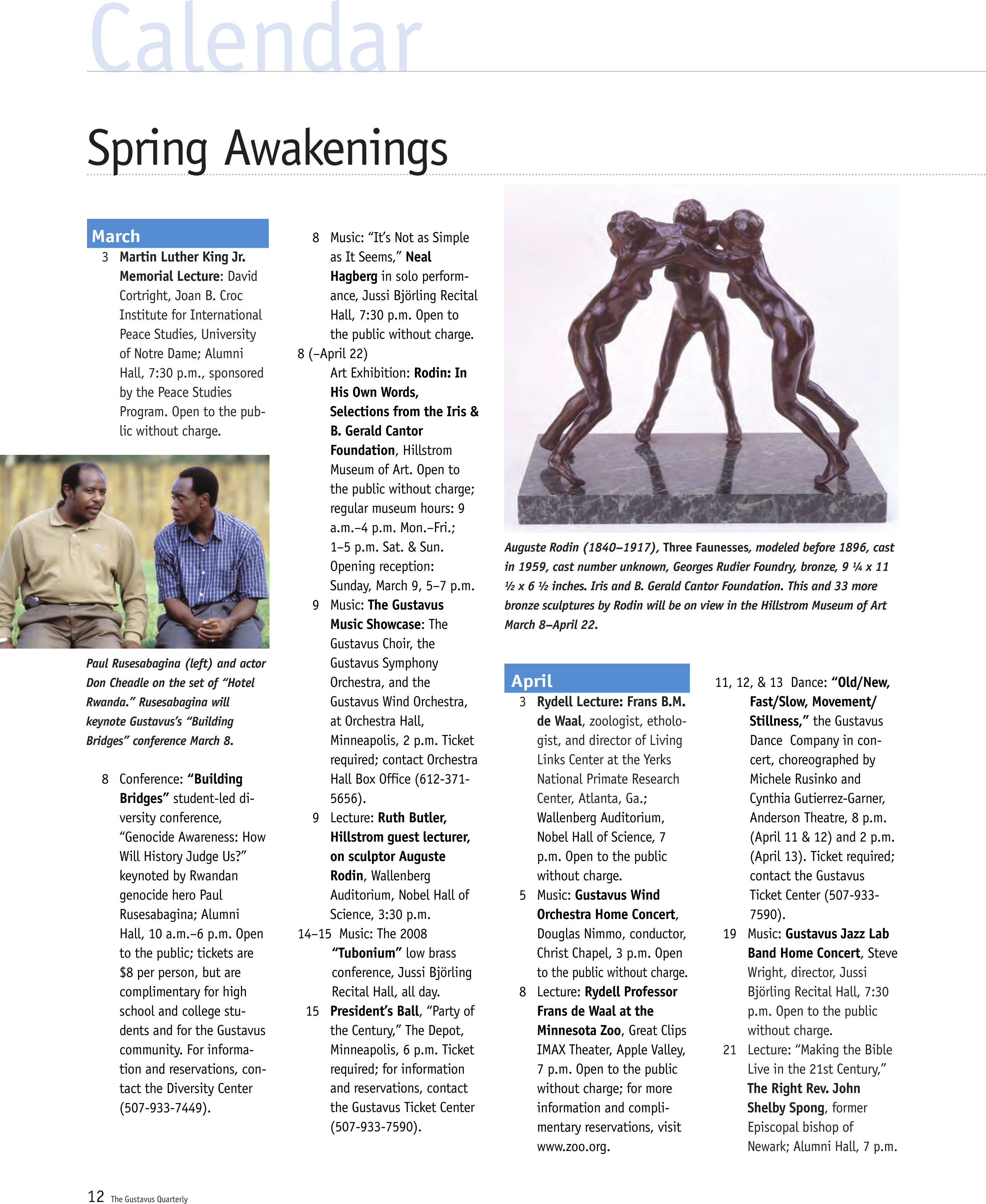 quarterly page