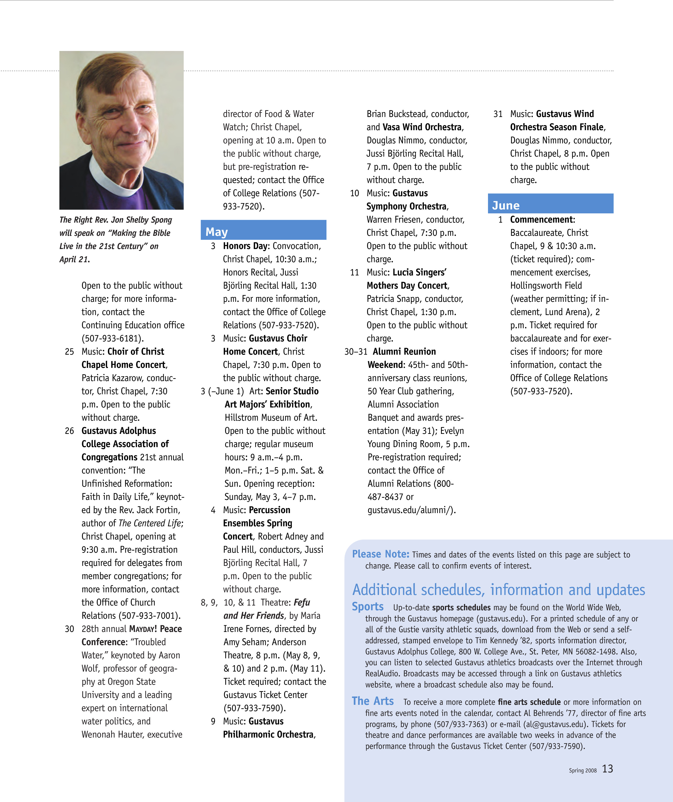 quarterly page