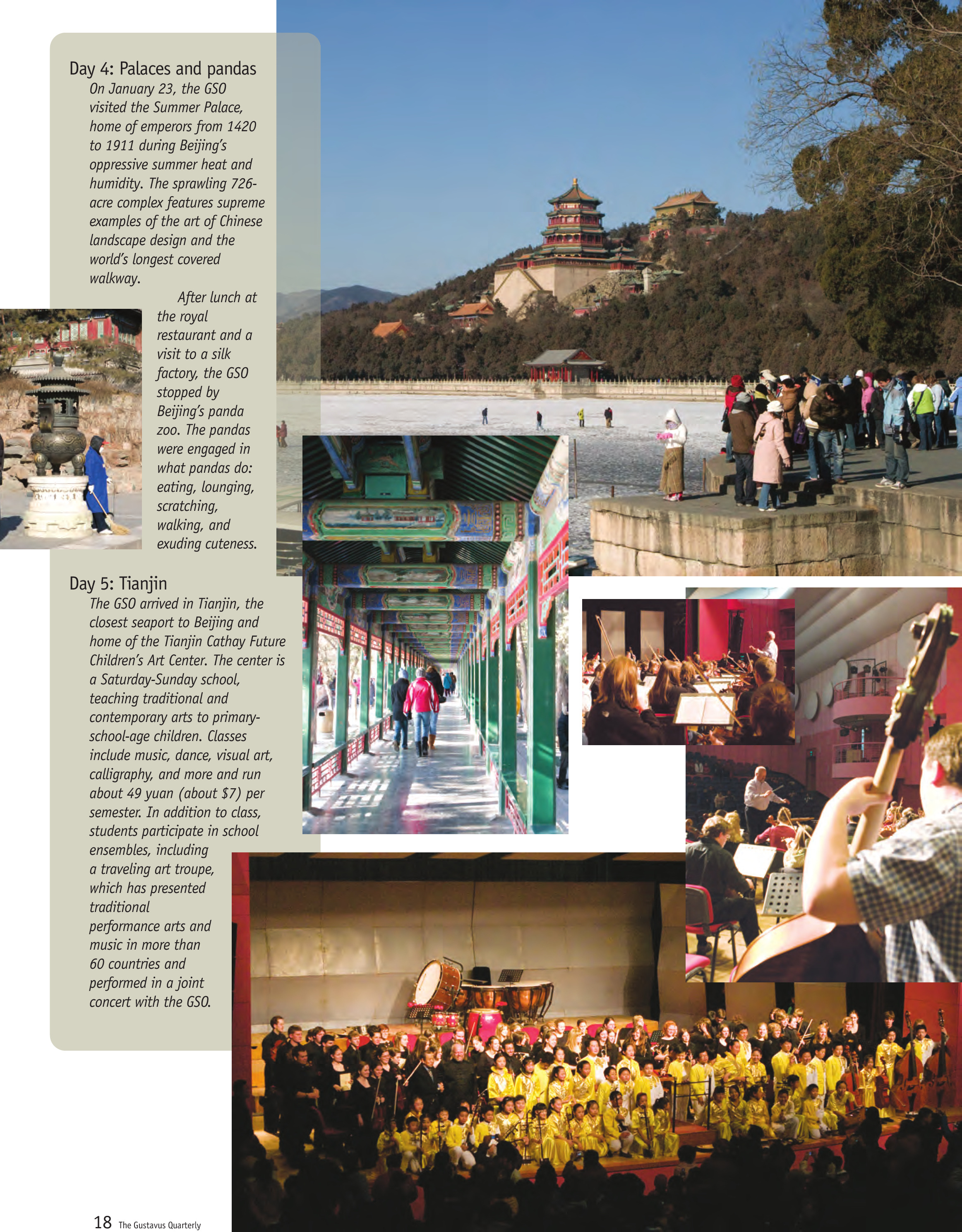 quarterly page