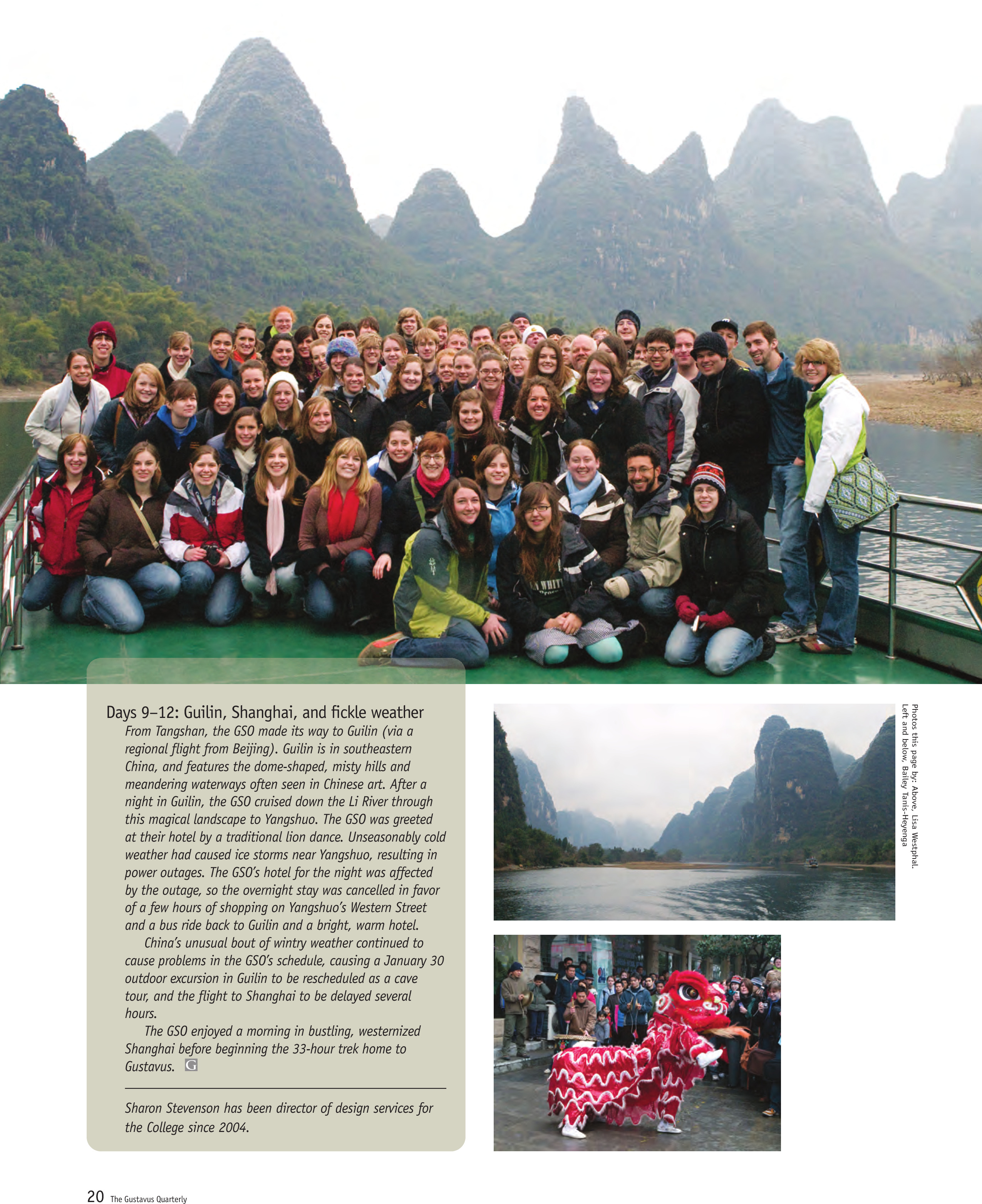 quarterly page