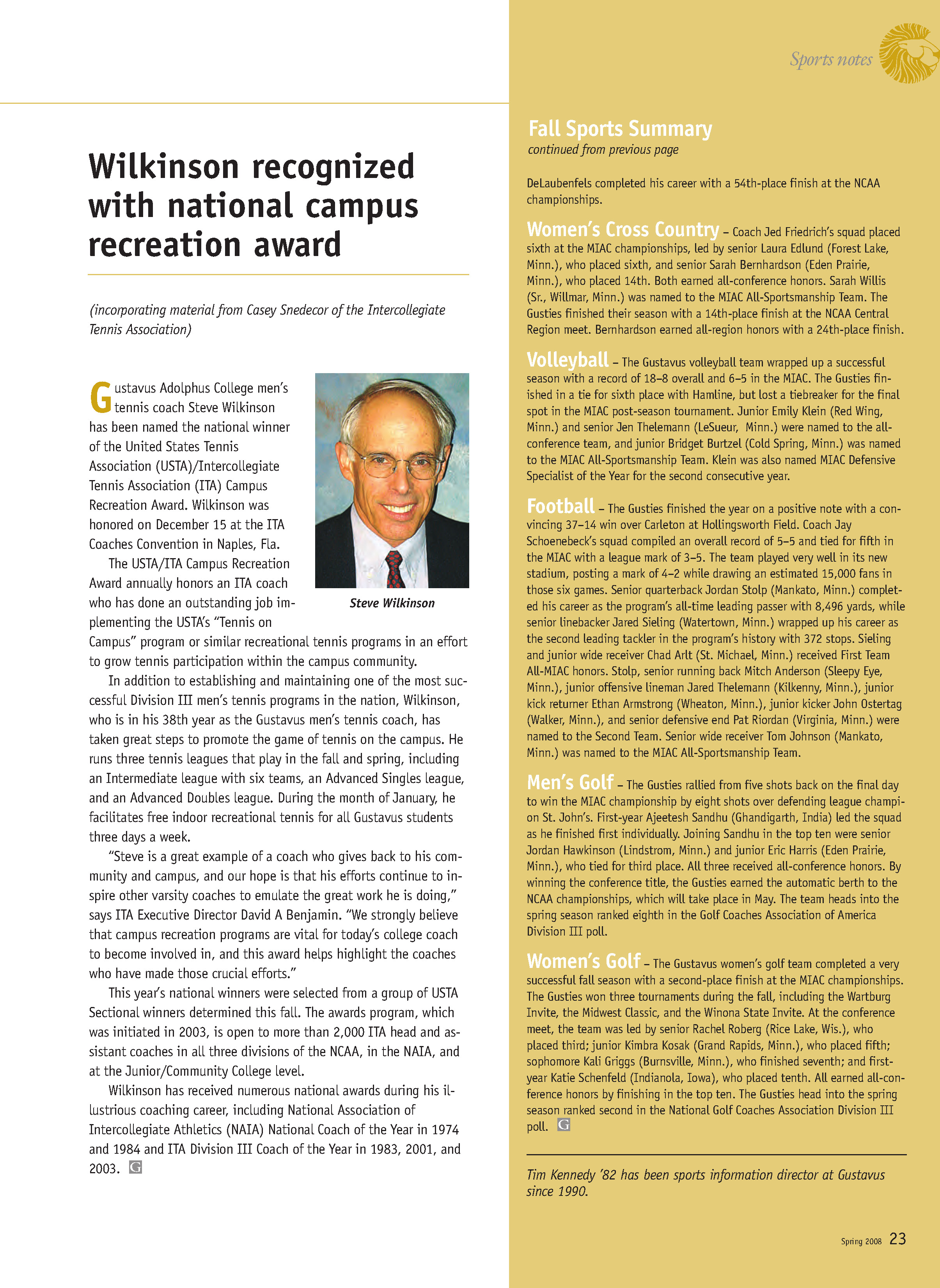 quarterly page
