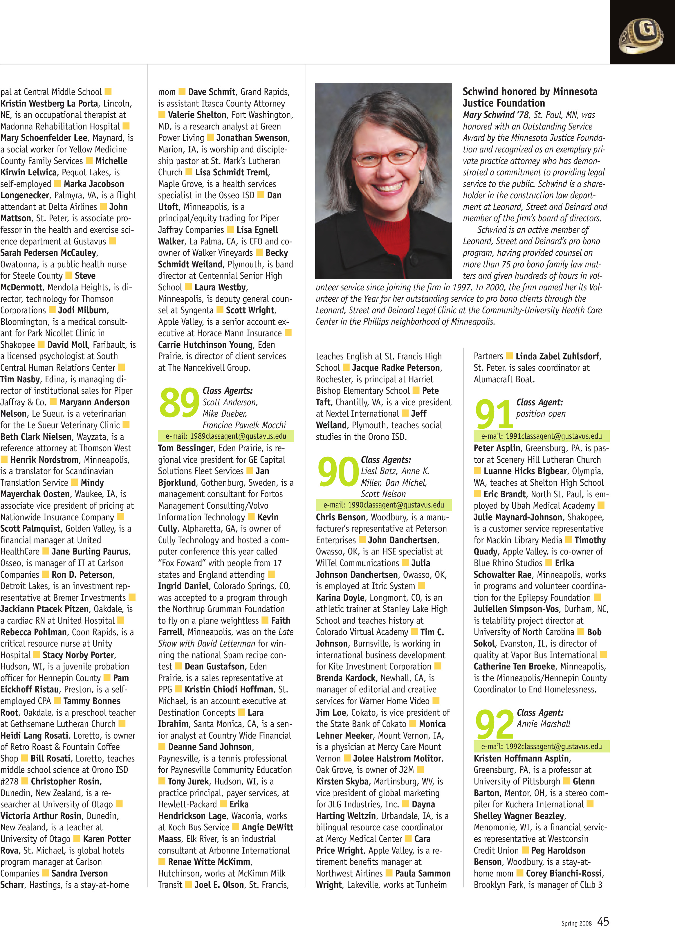 quarterly page