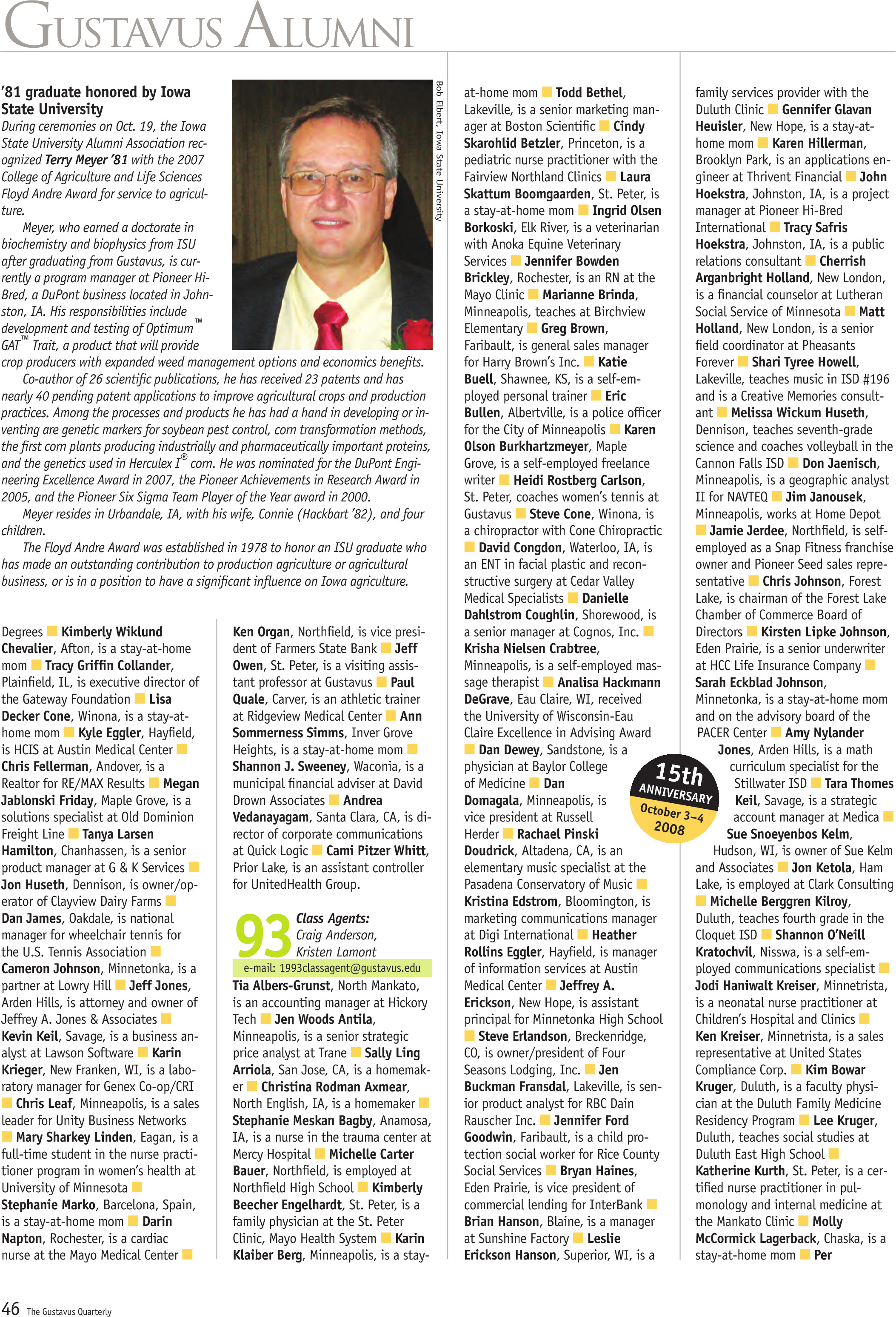 quarterly page