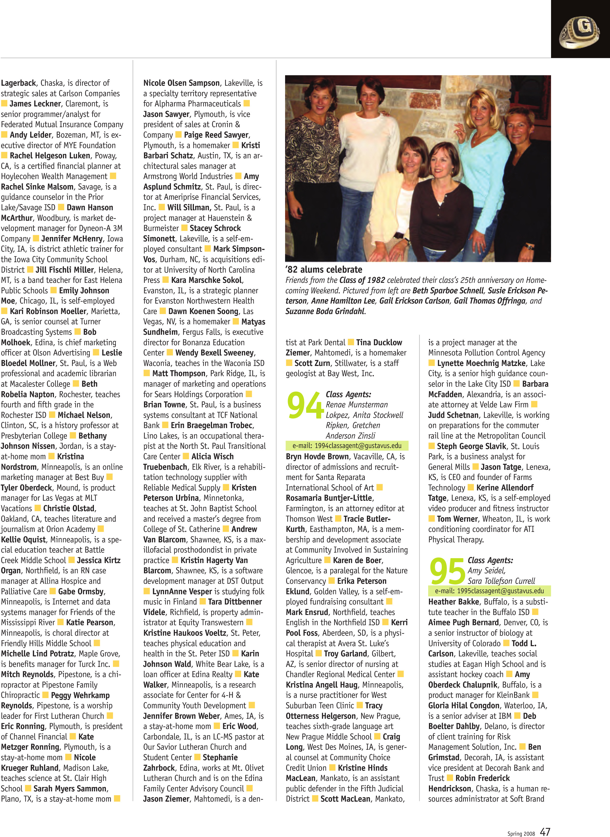 quarterly page