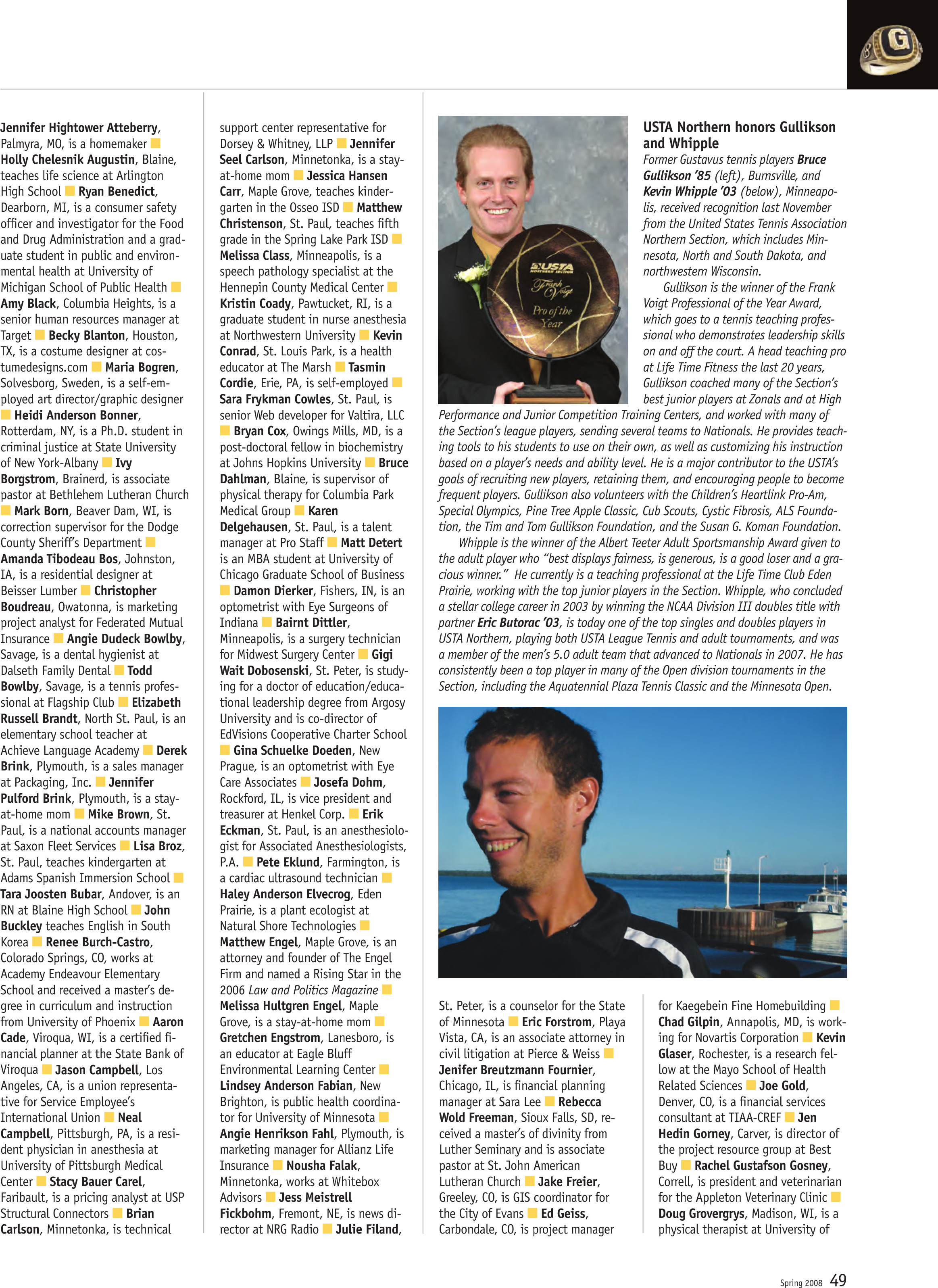 quarterly page
