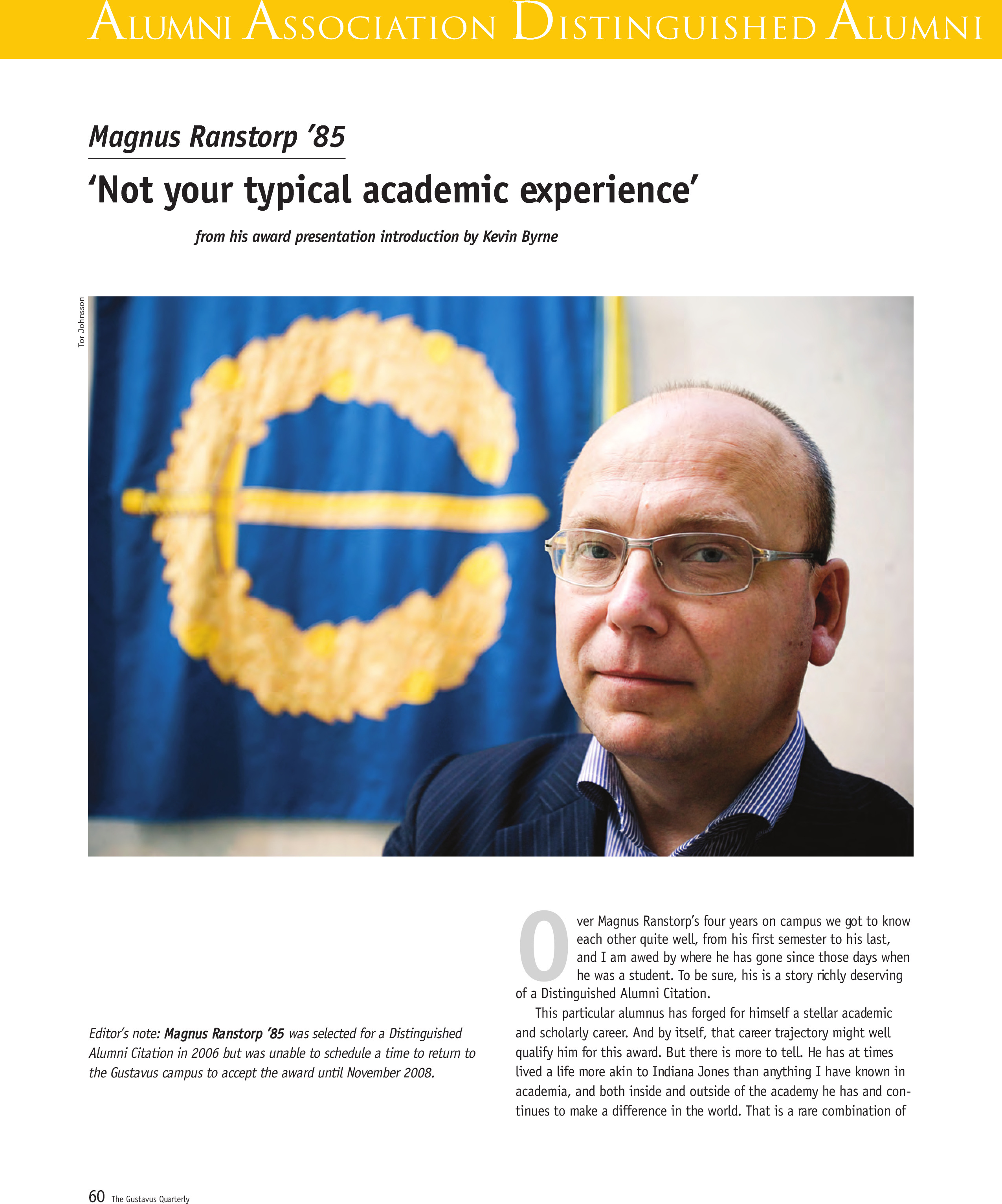 quarterly page