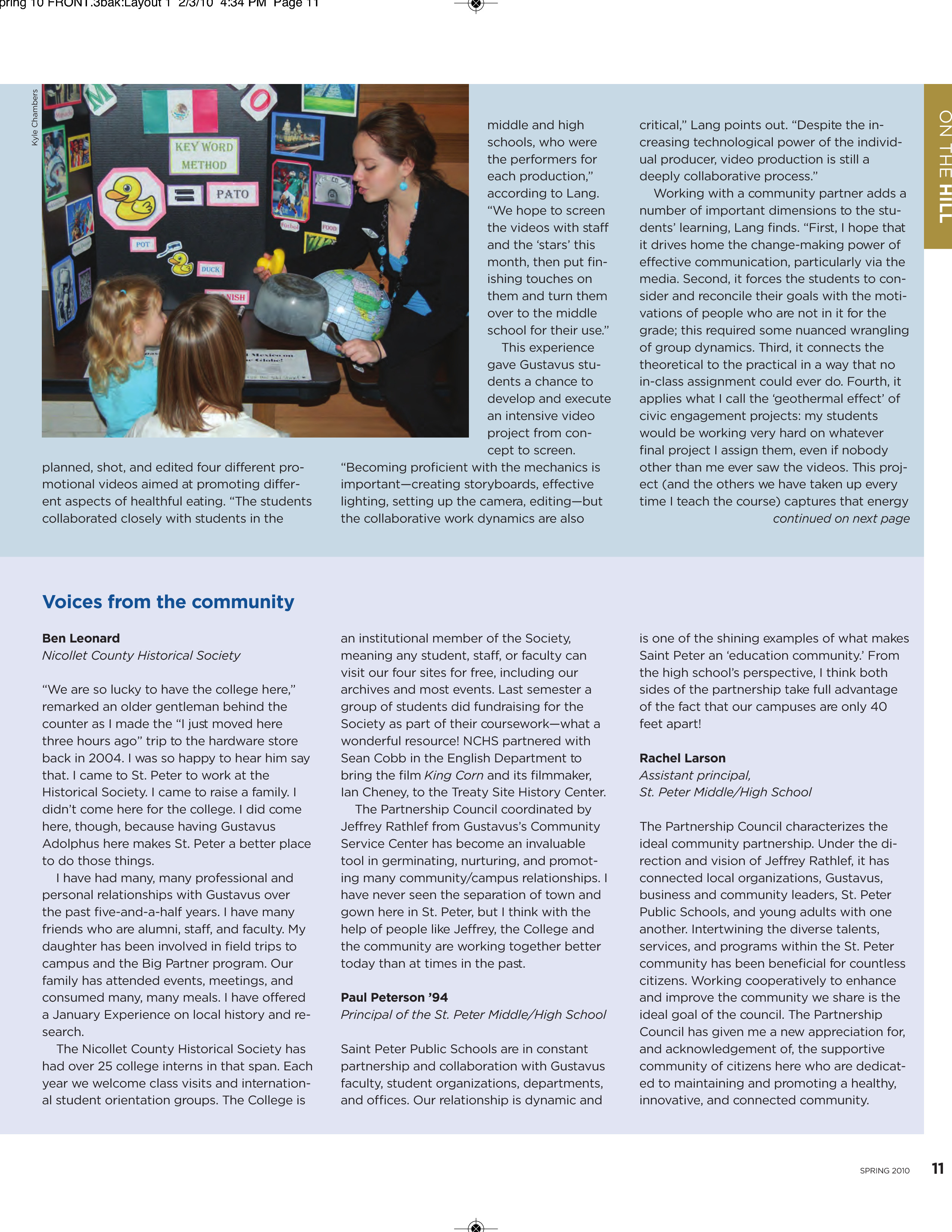 quarterly page