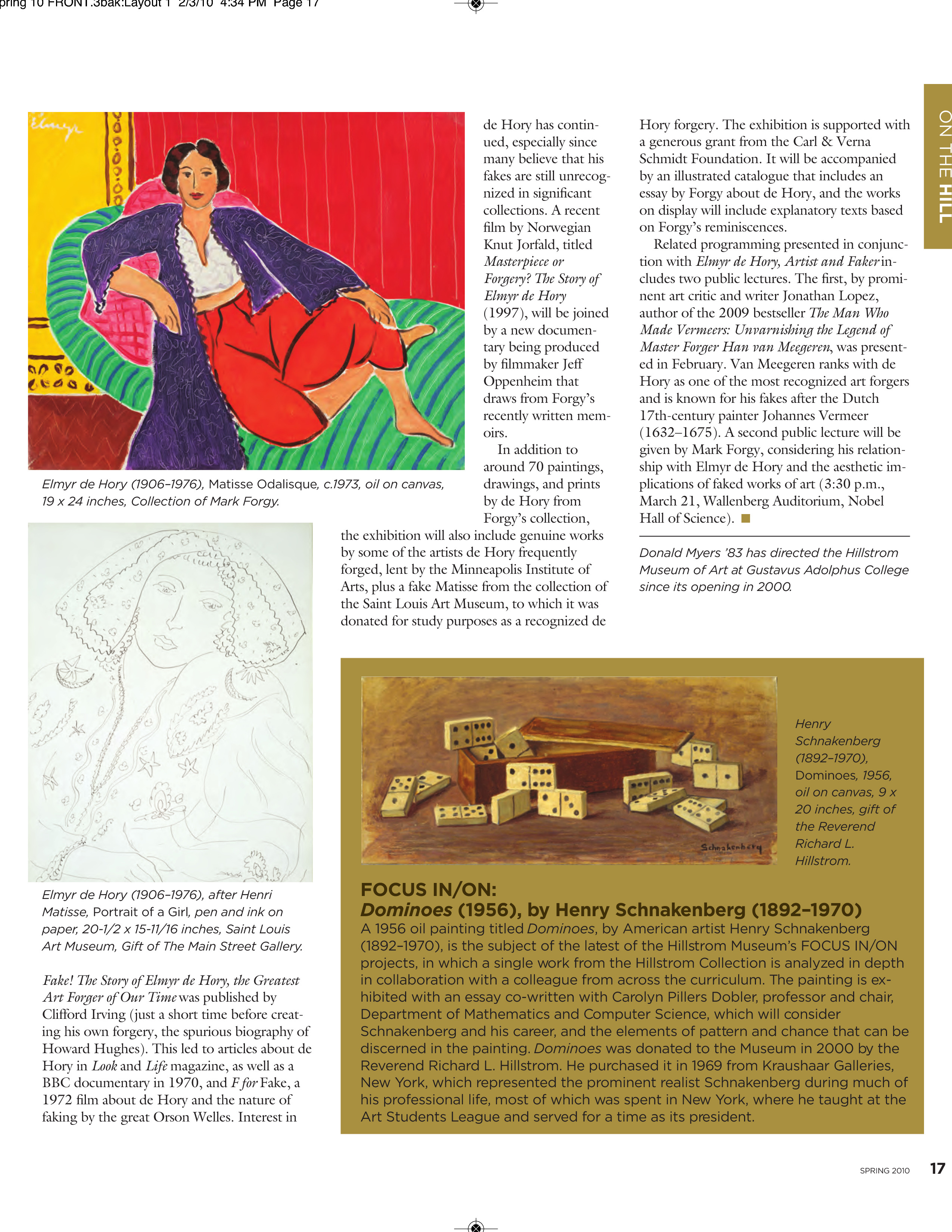 quarterly page