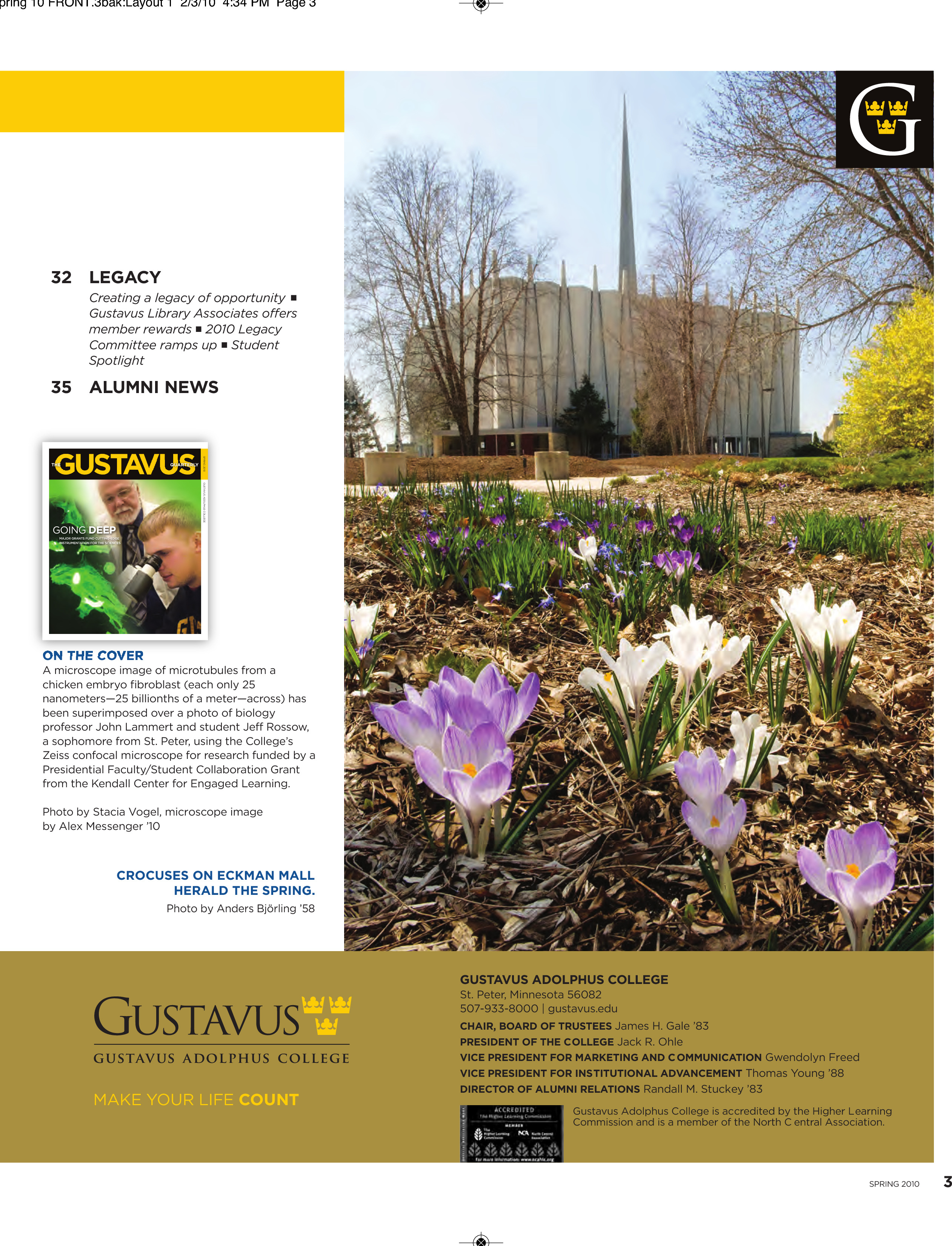 quarterly page
