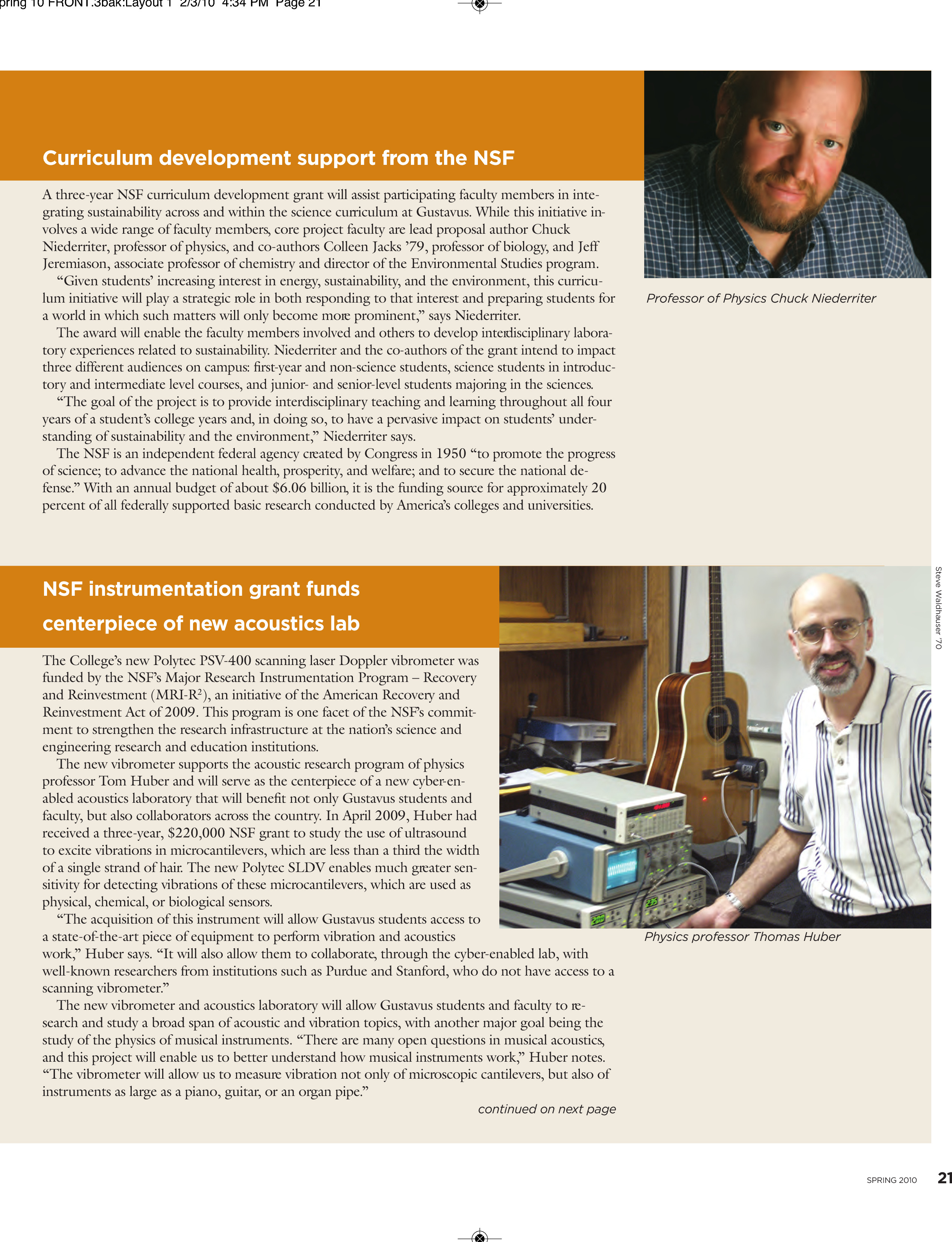 quarterly page