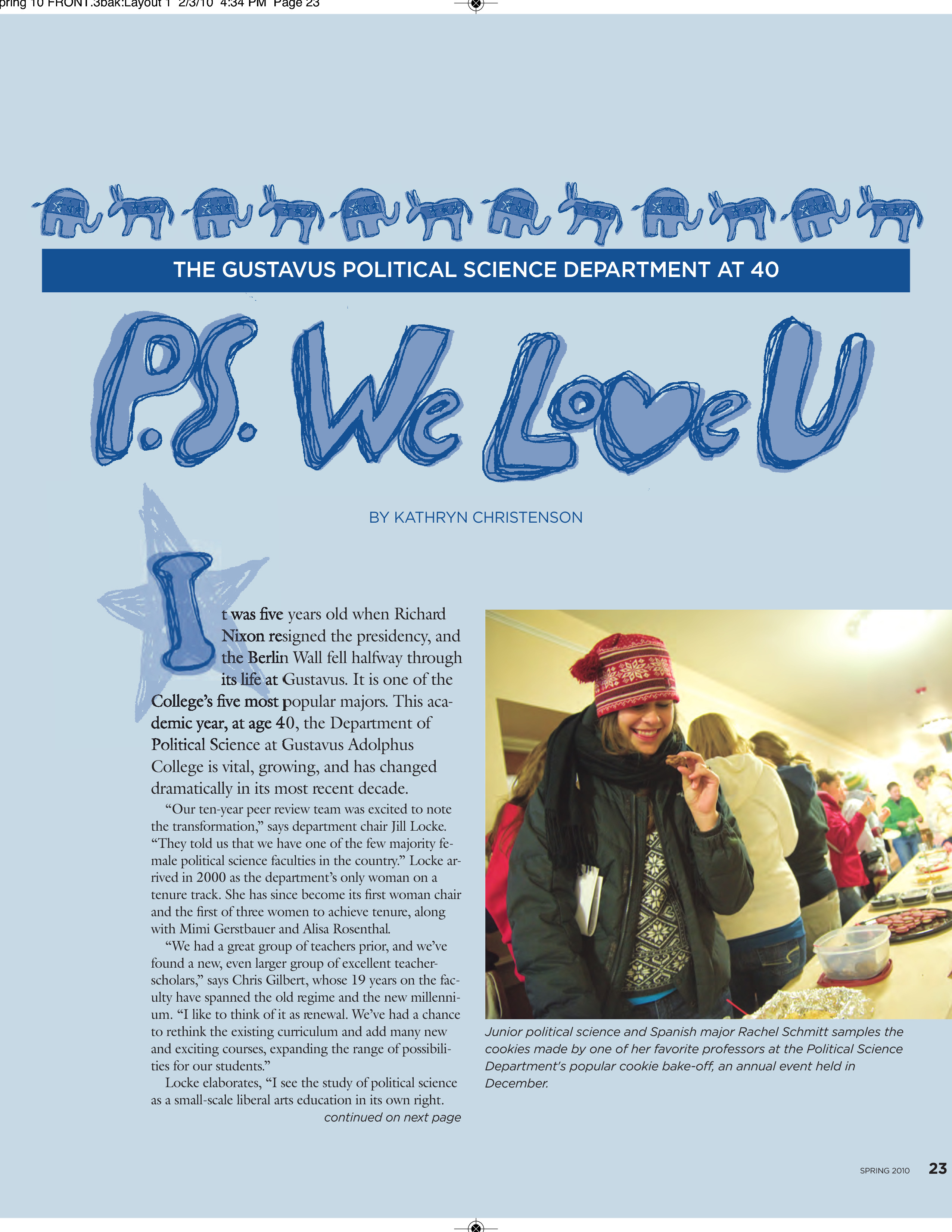 quarterly page