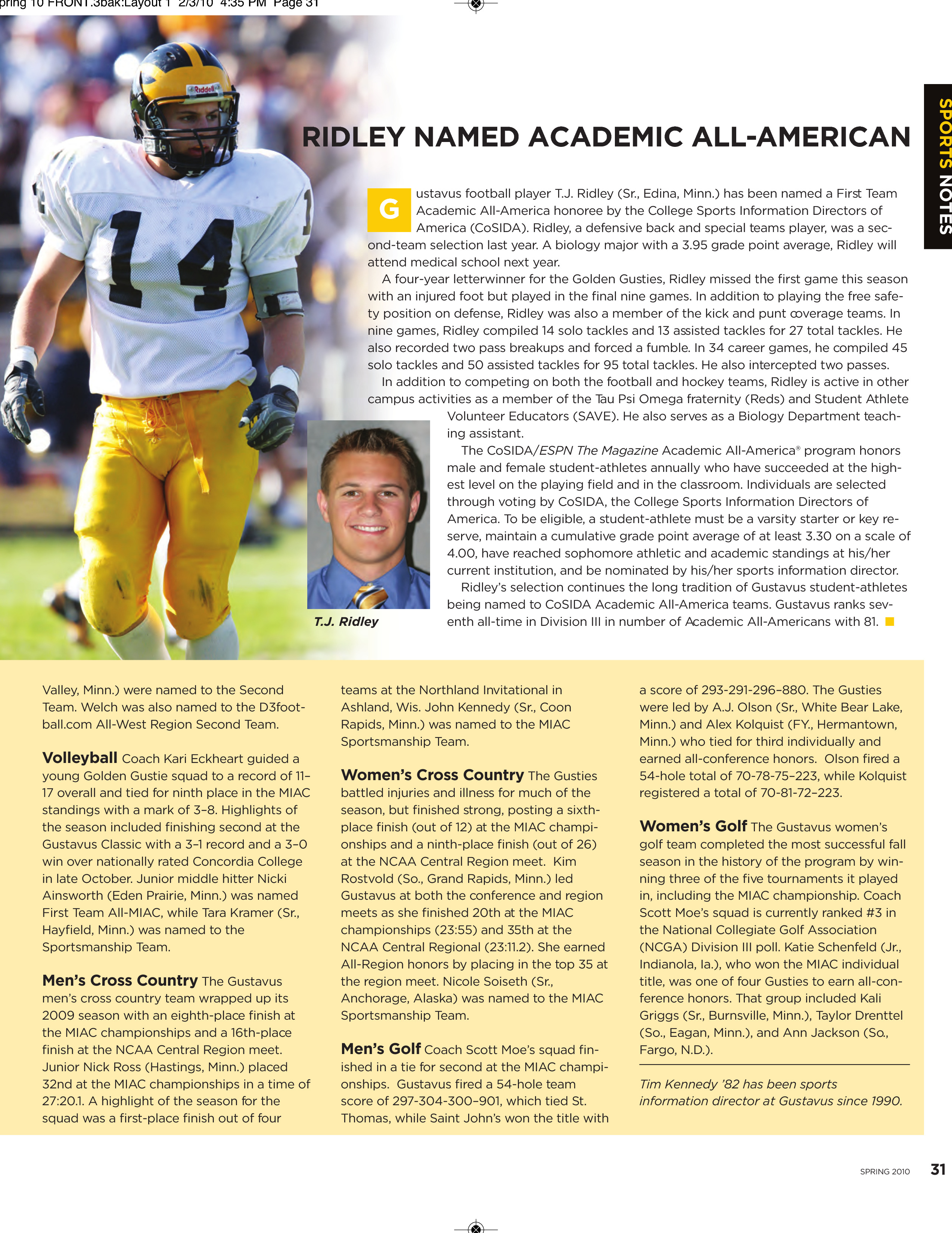 quarterly page