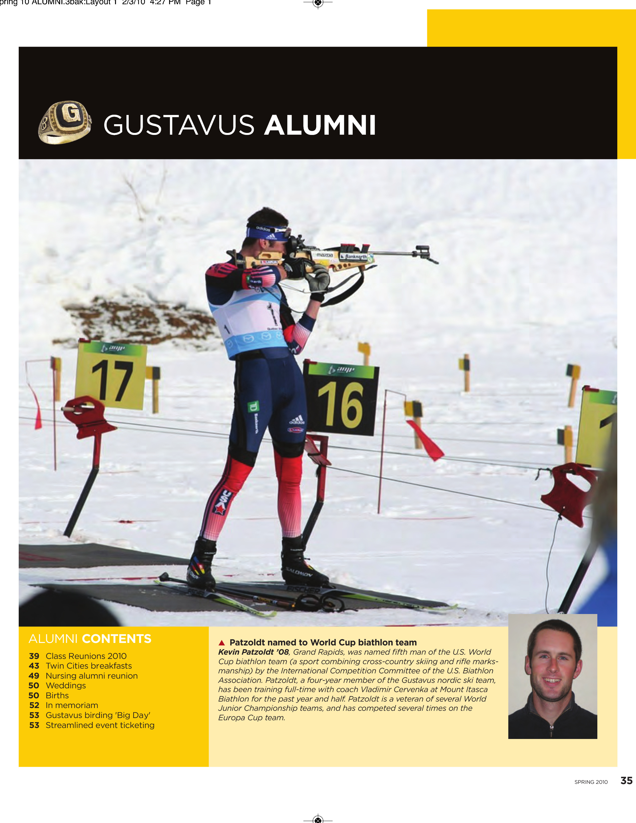 quarterly page