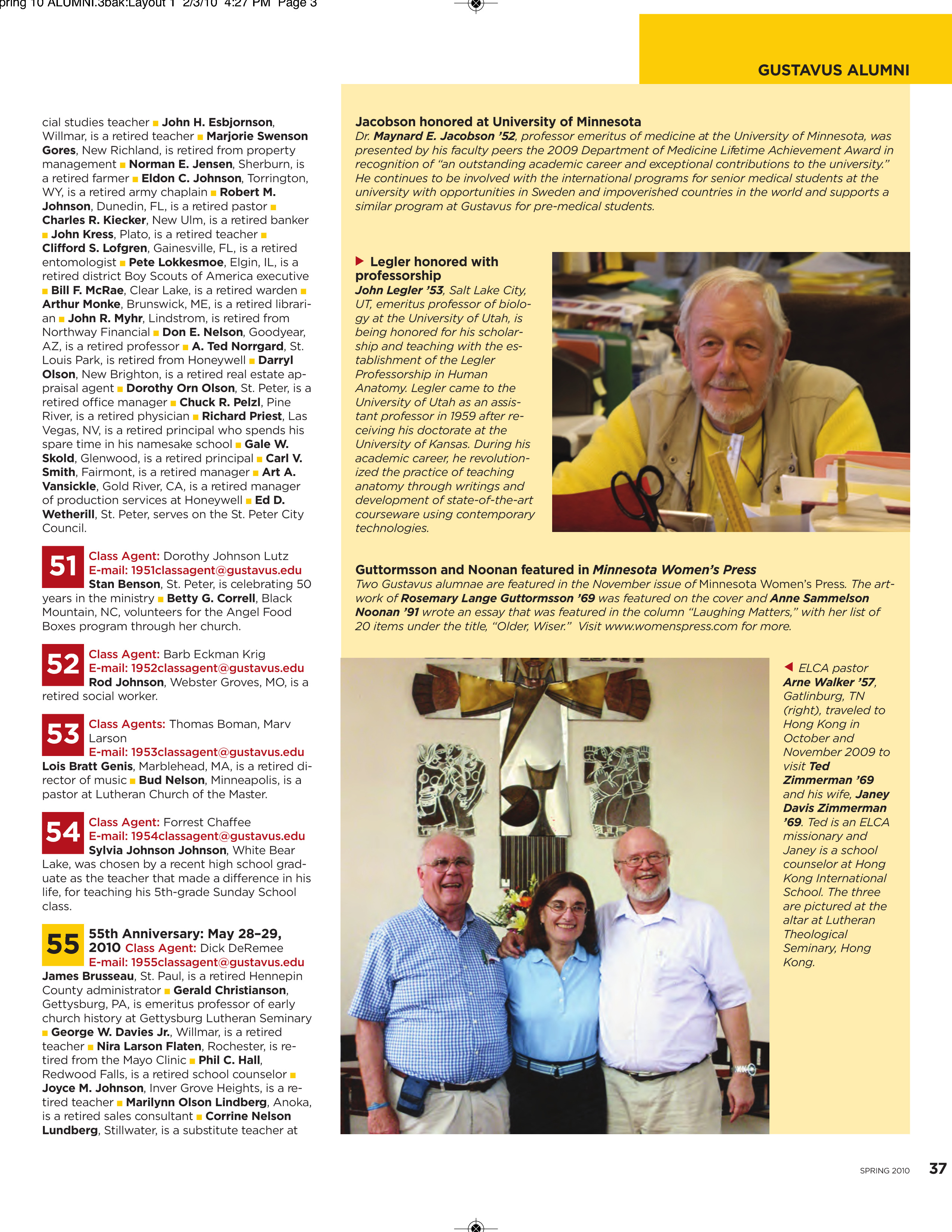 quarterly page