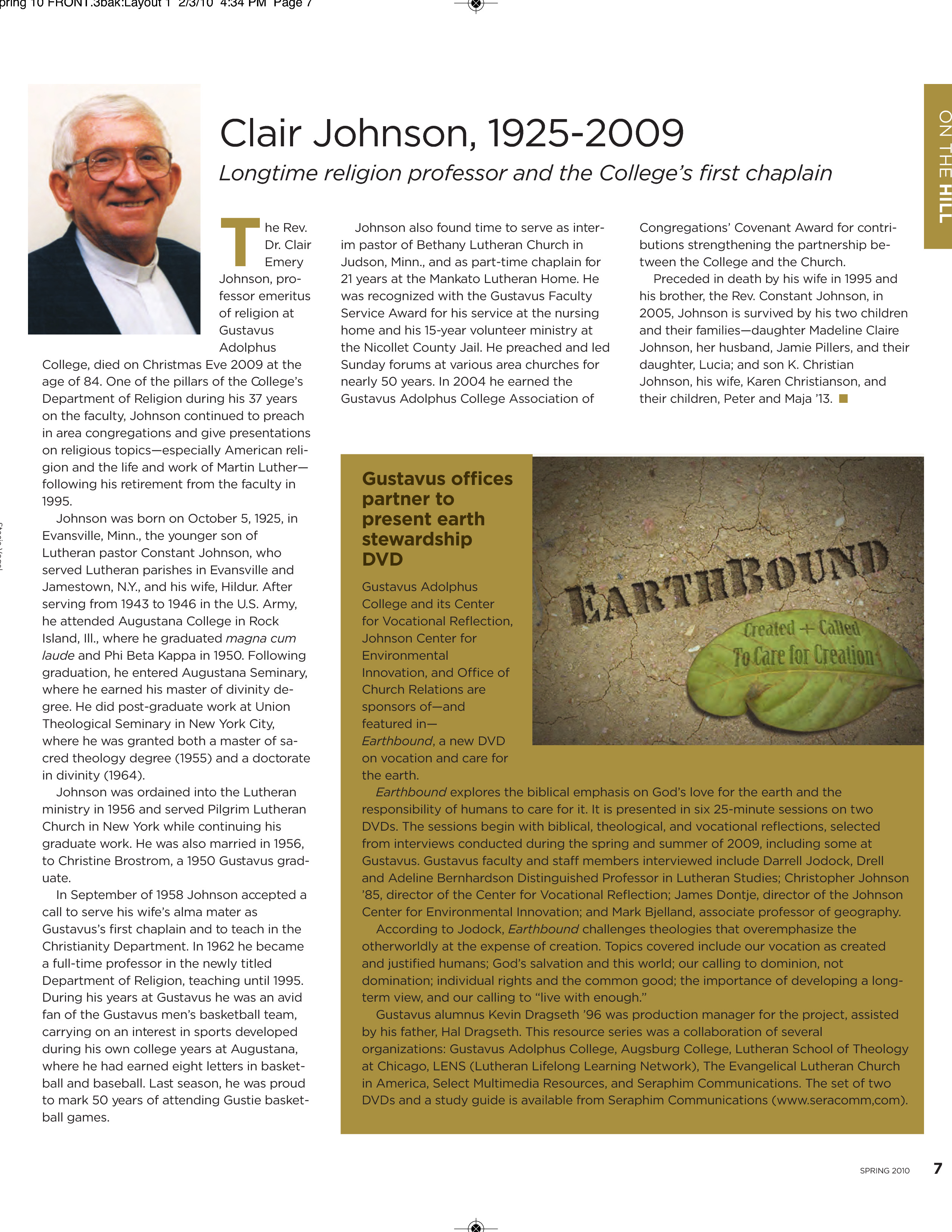 quarterly page