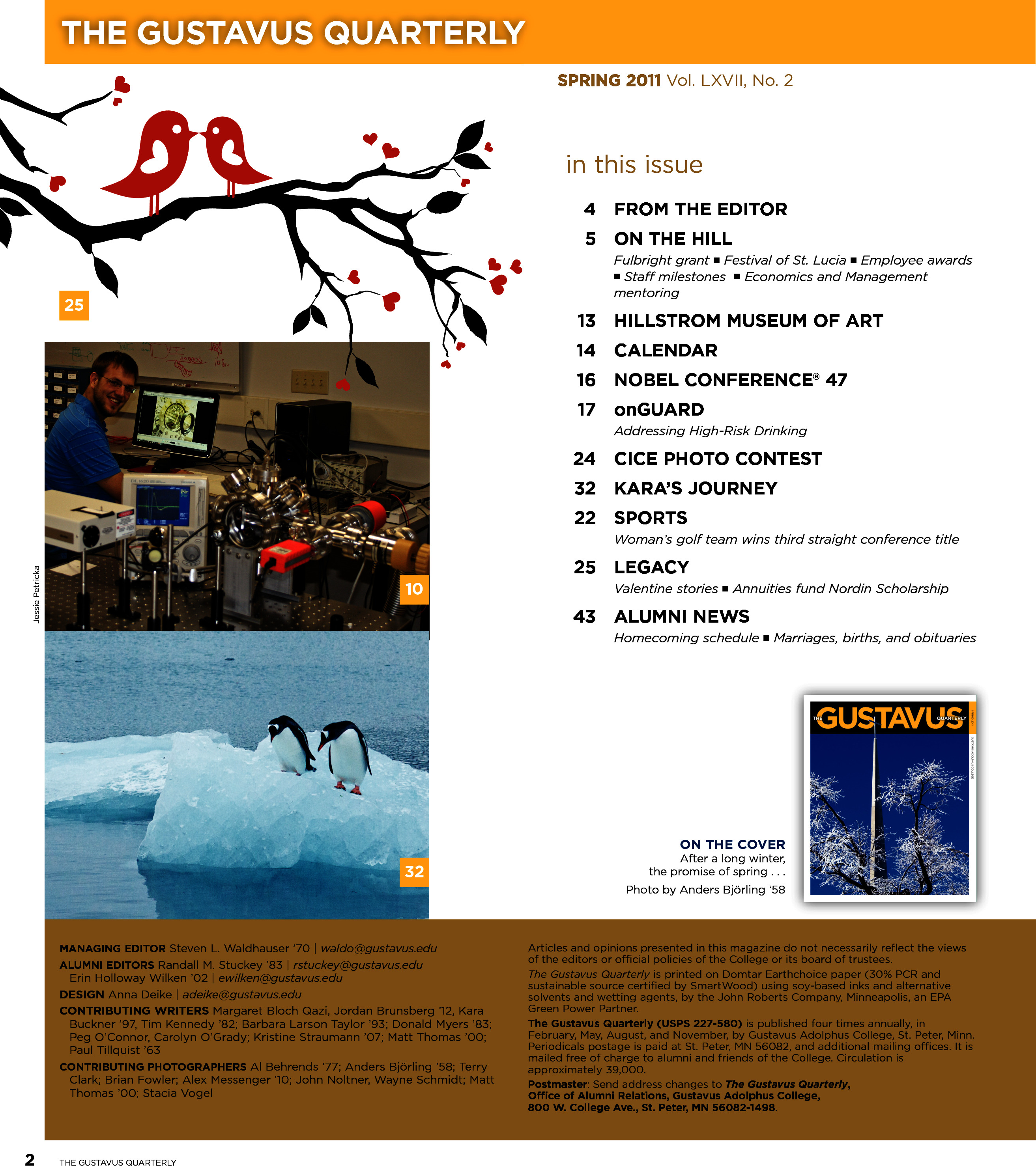 quarterly page