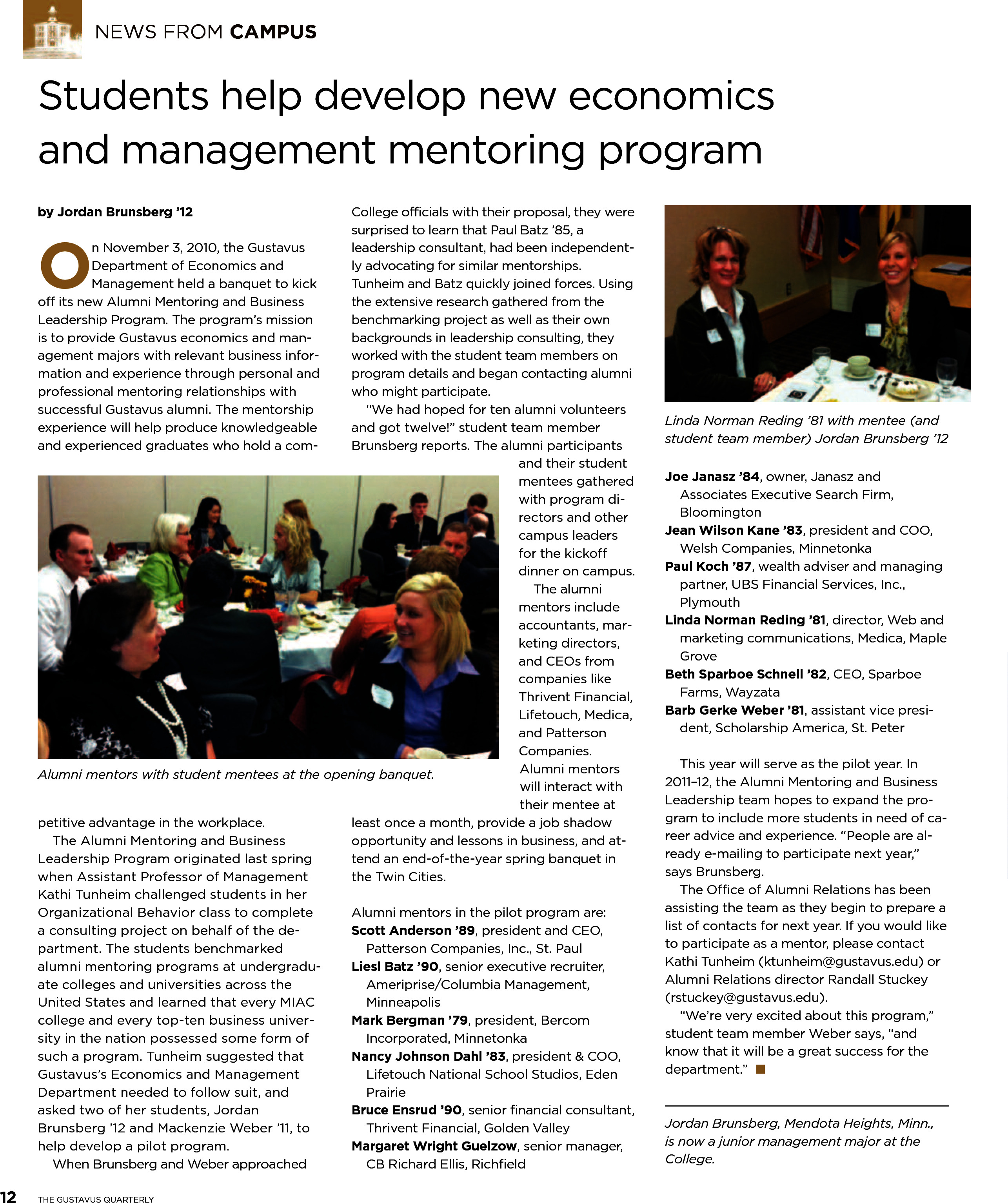 quarterly page