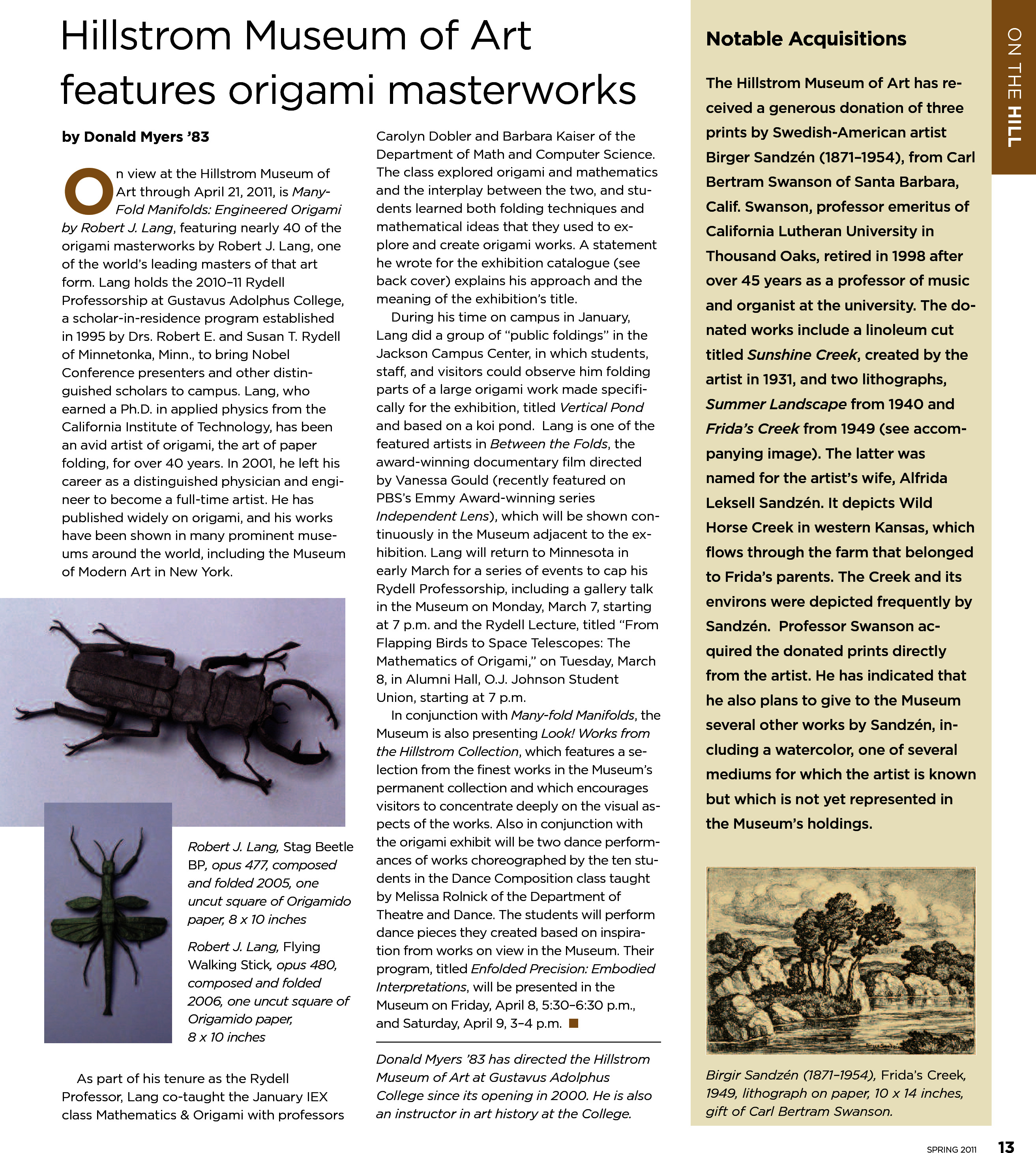 quarterly page