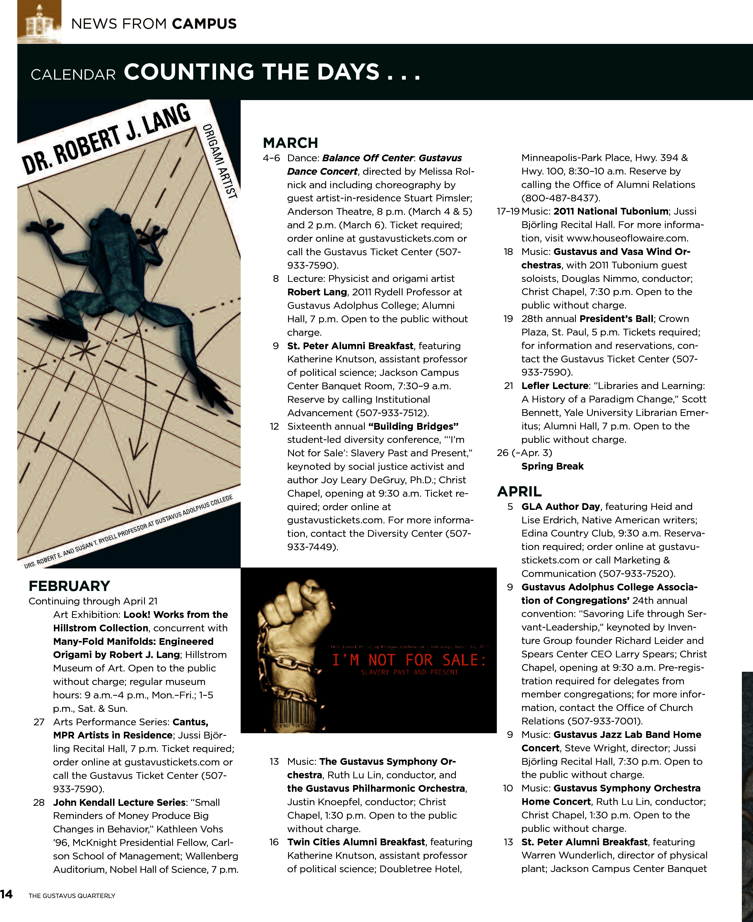 quarterly page