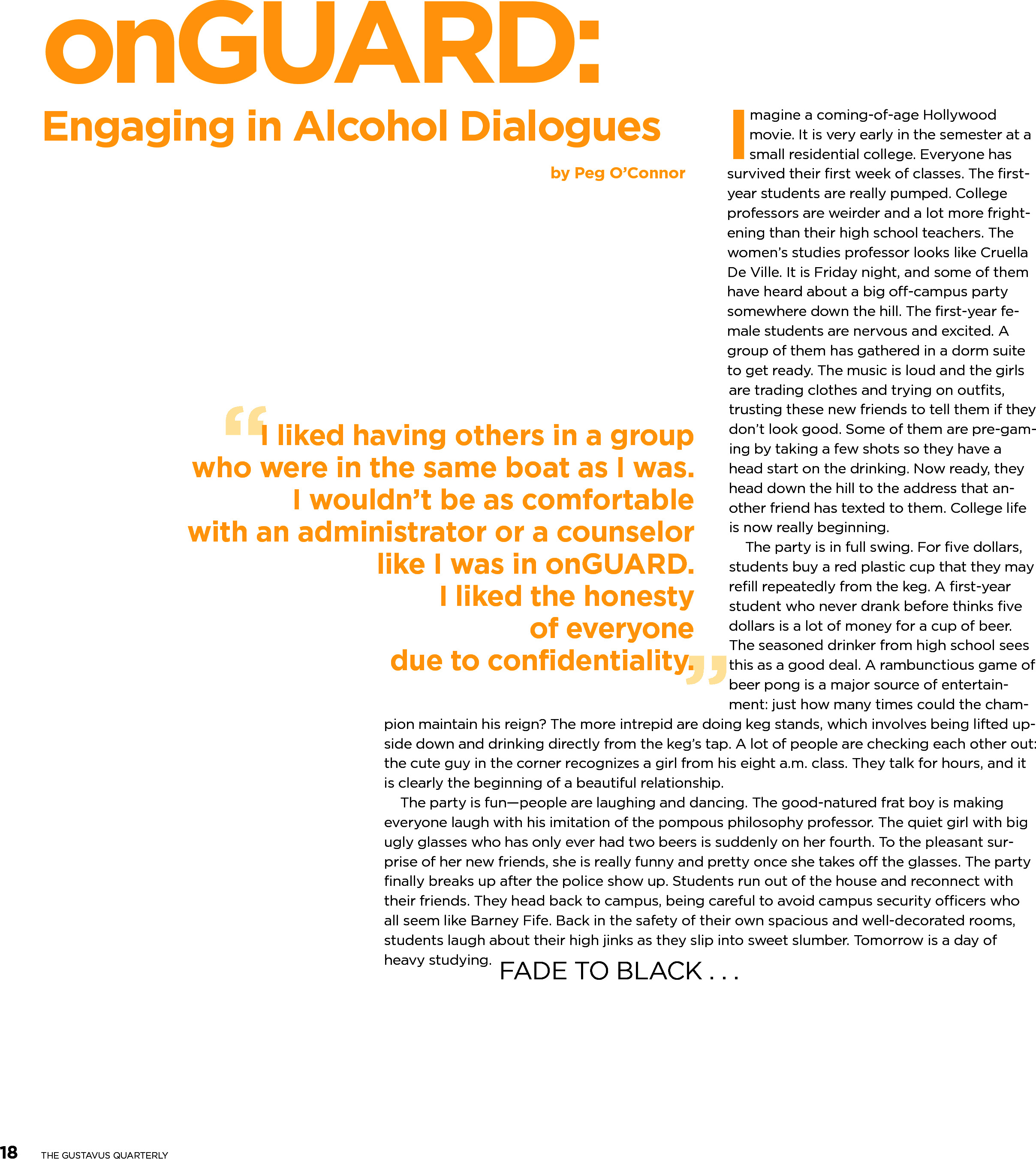 quarterly page