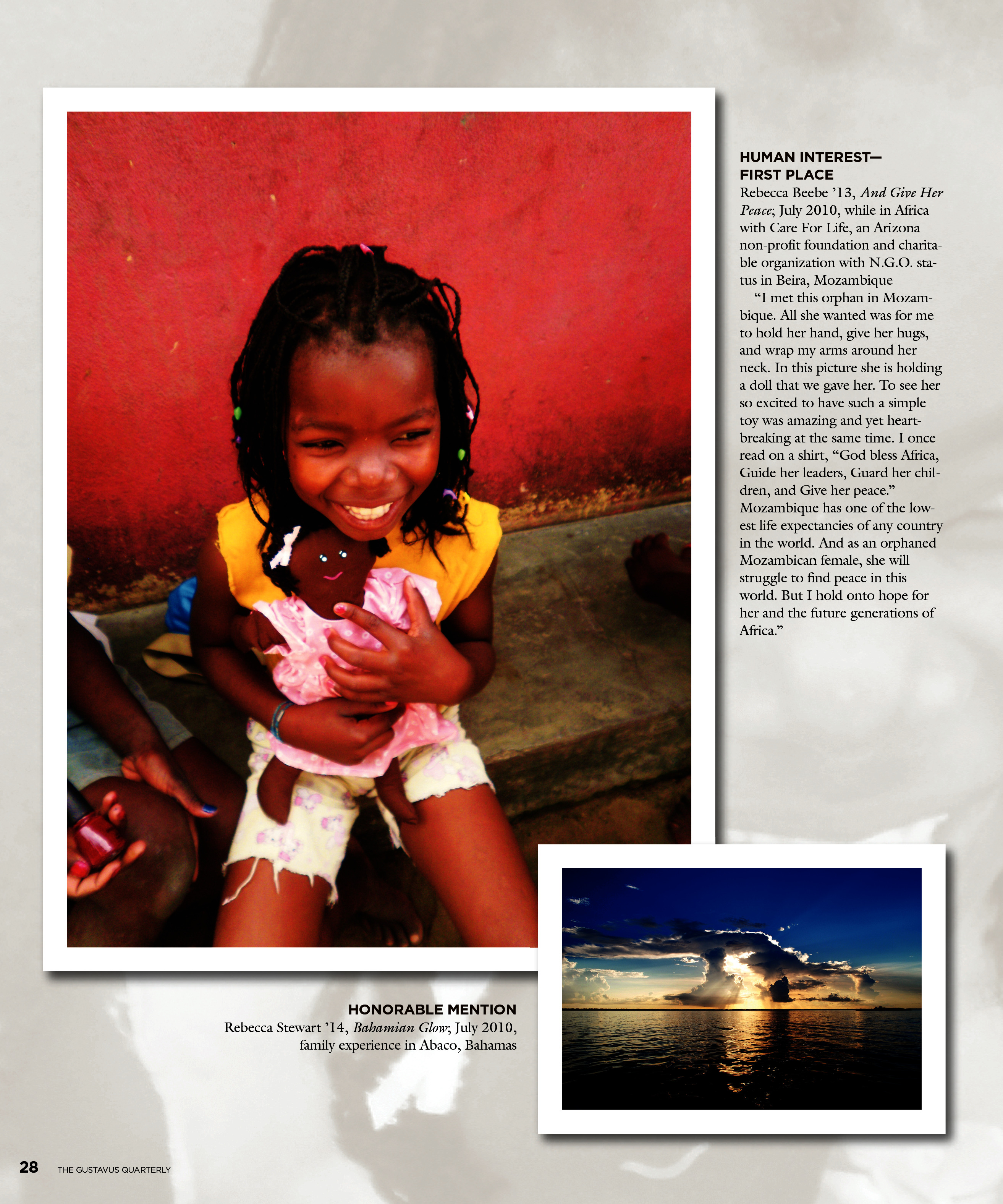 quarterly page