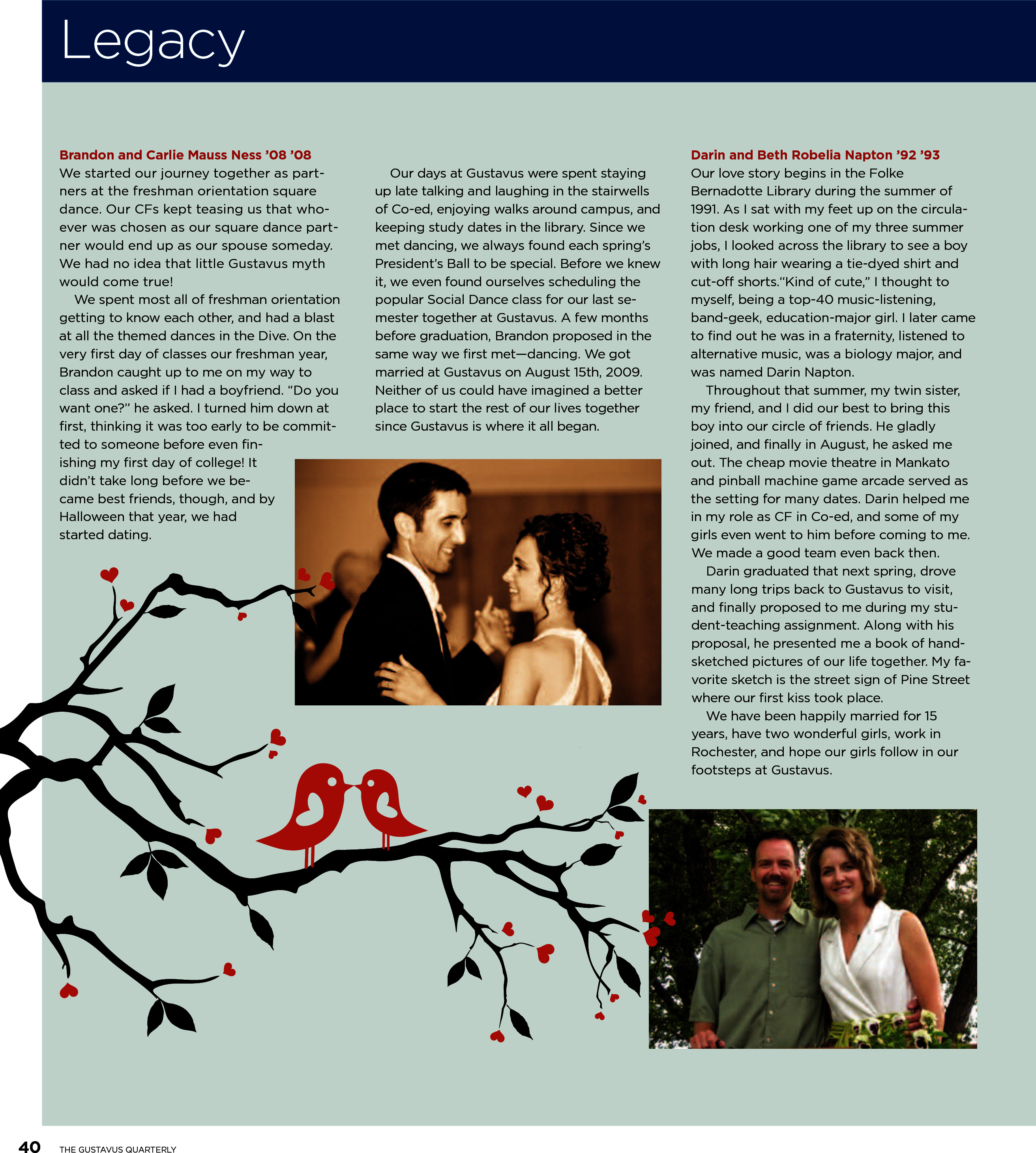 quarterly page