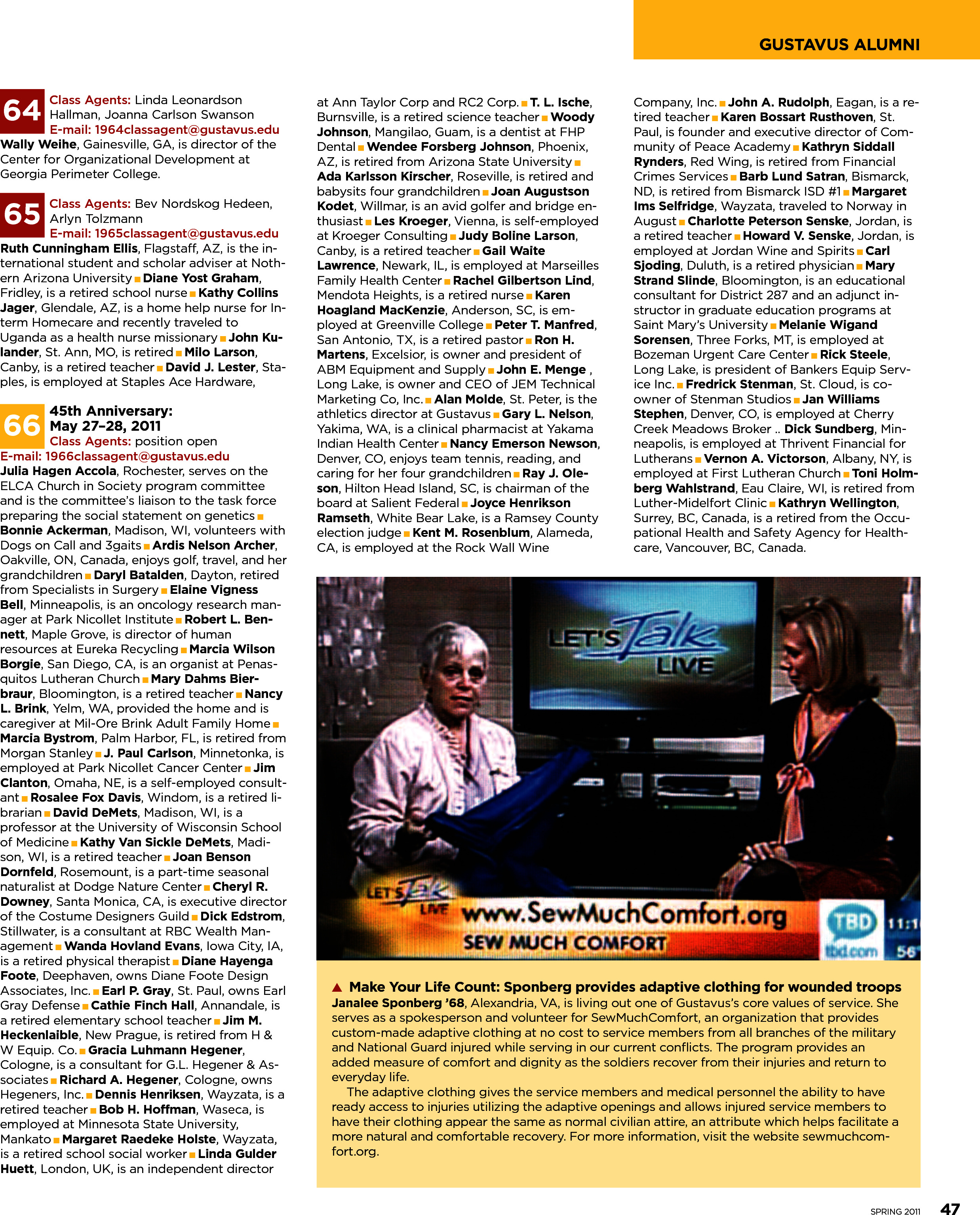 quarterly page