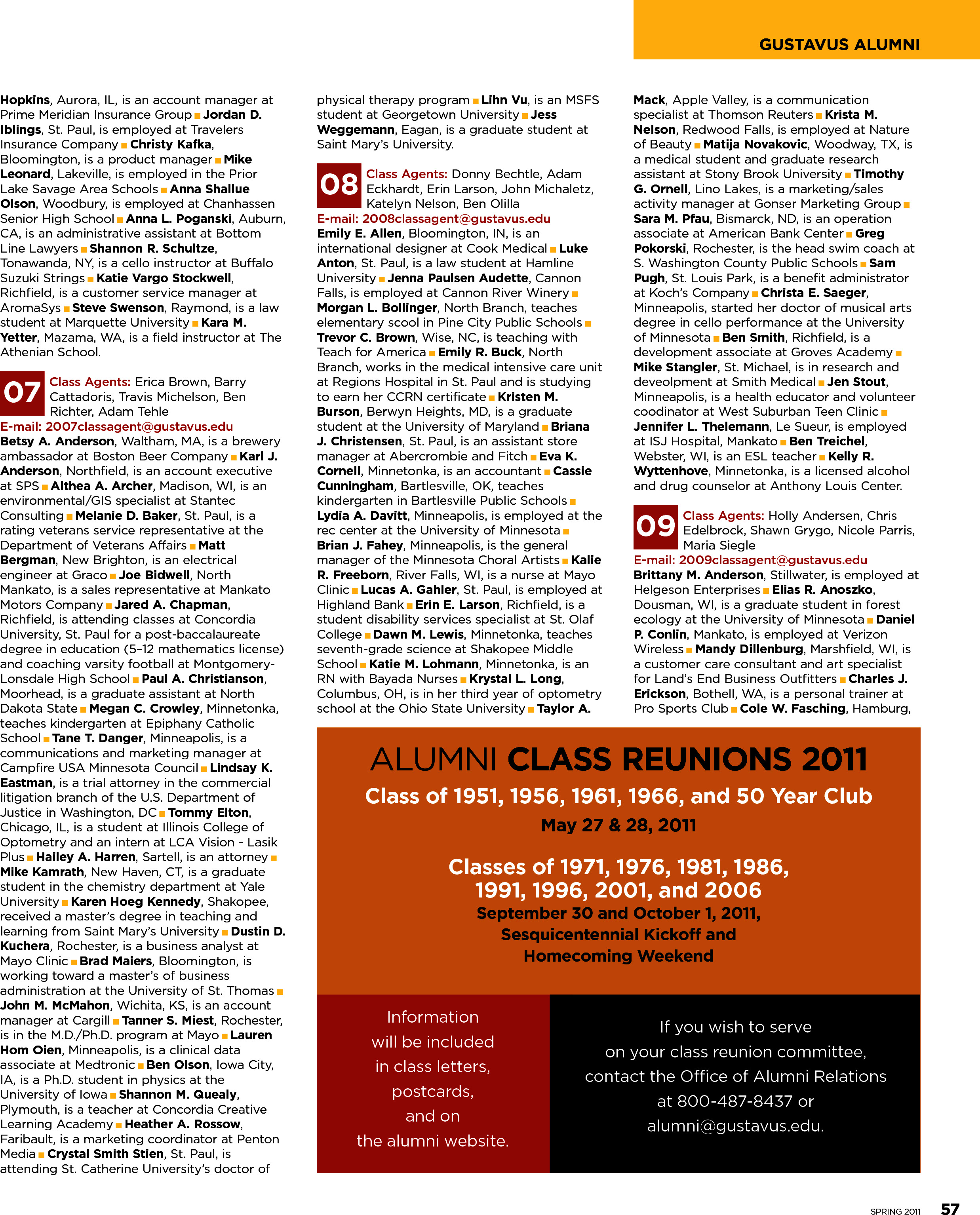 quarterly page