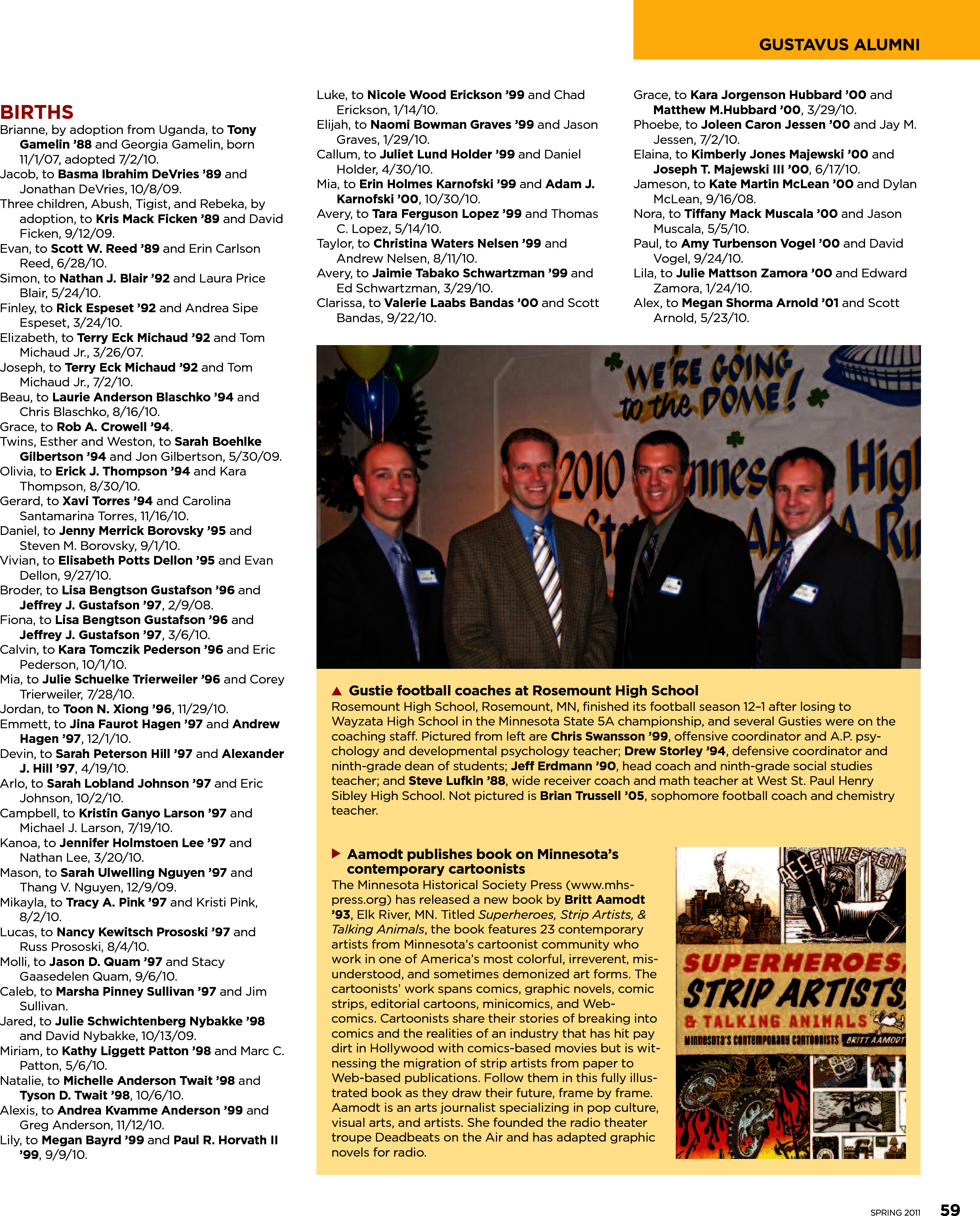 quarterly page