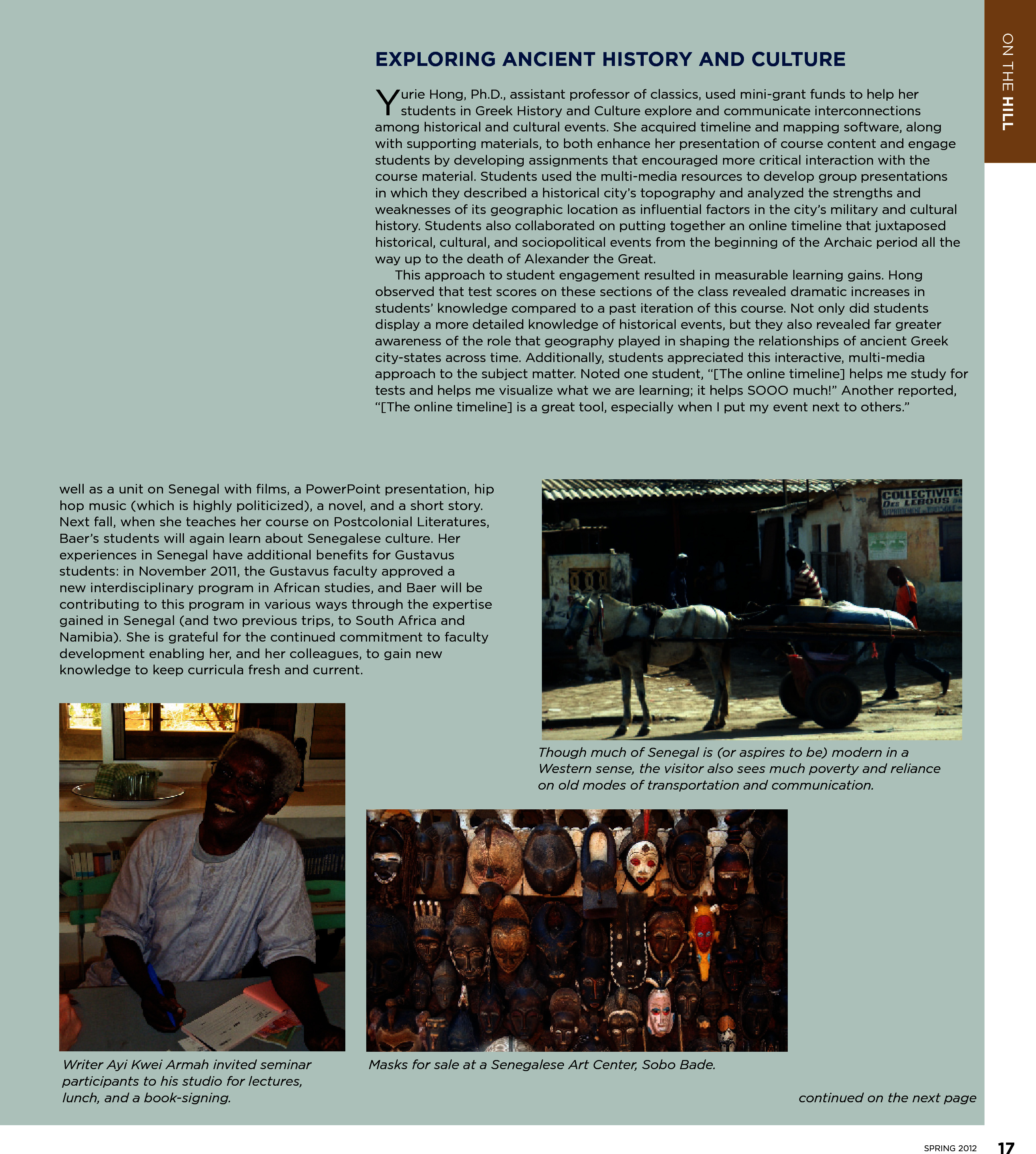 quarterly page