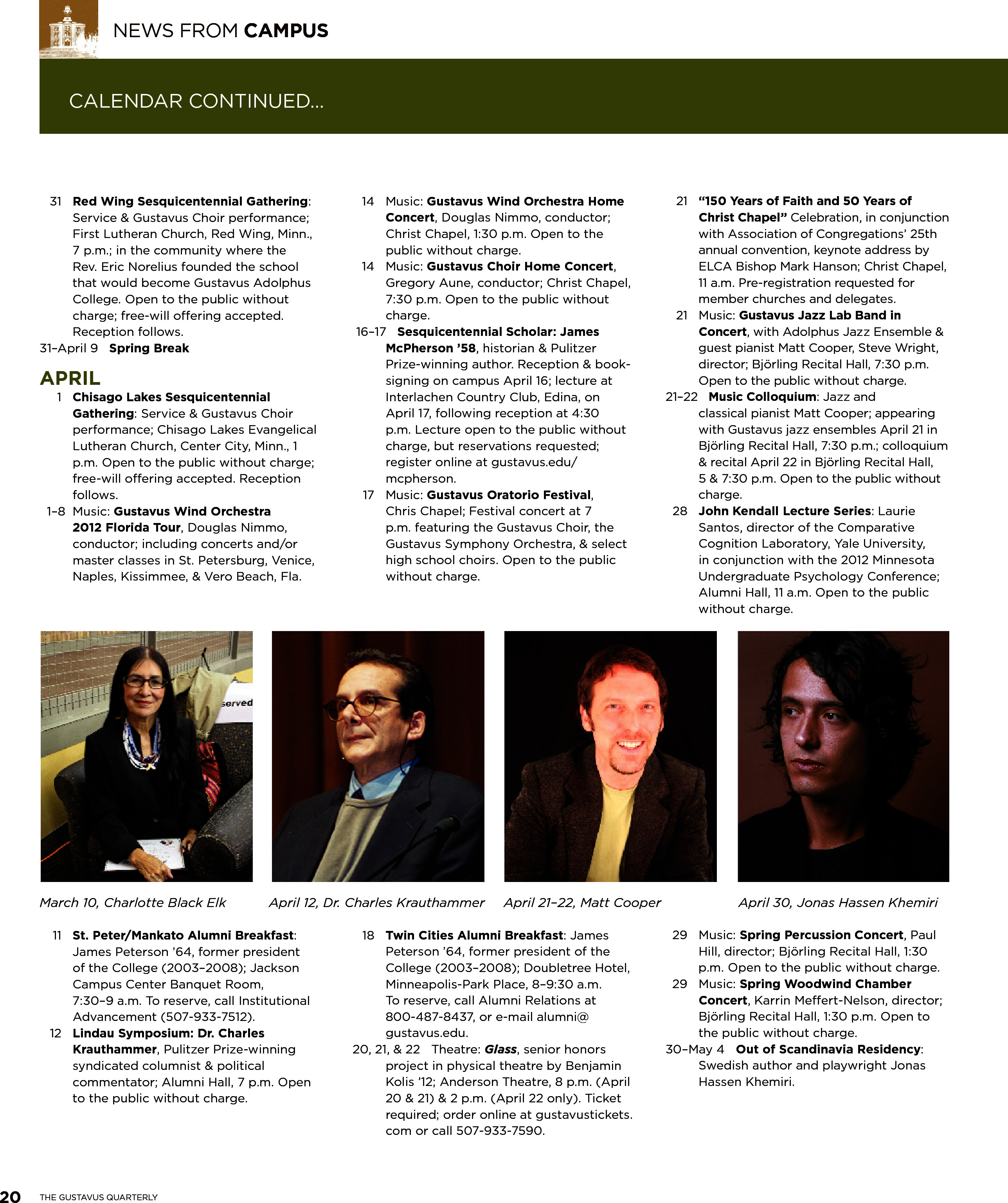 quarterly page