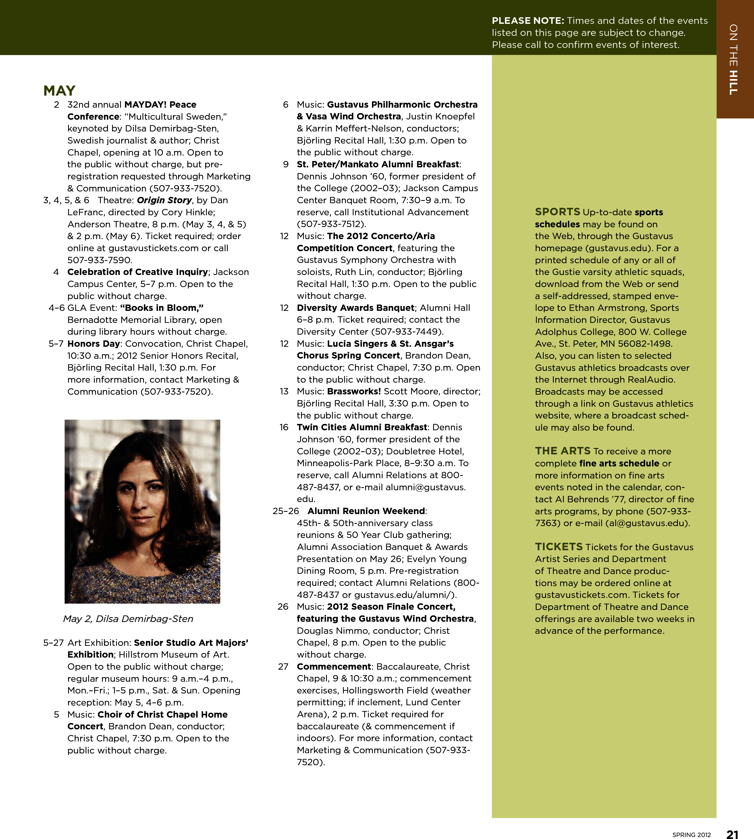 quarterly page