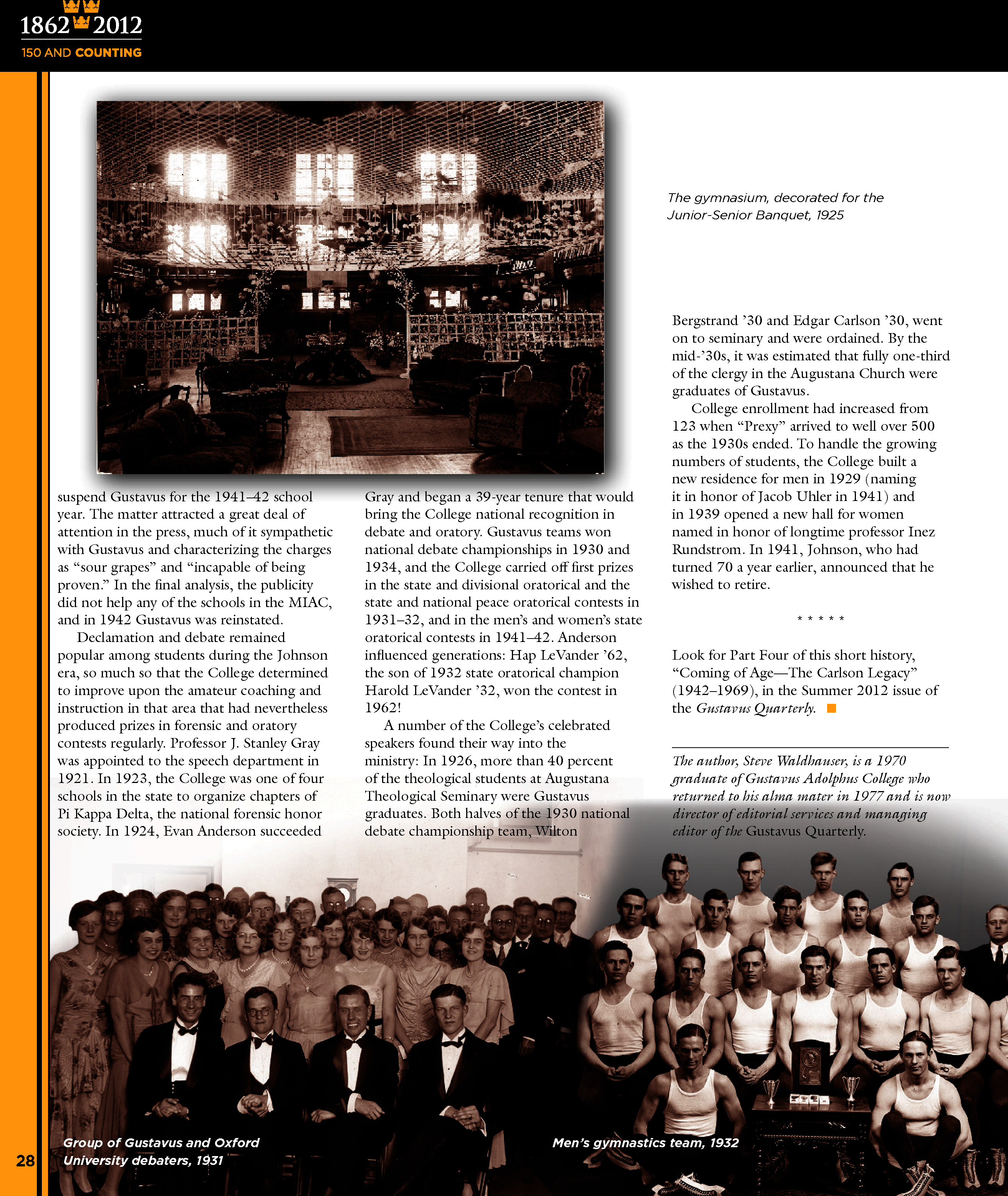 quarterly page