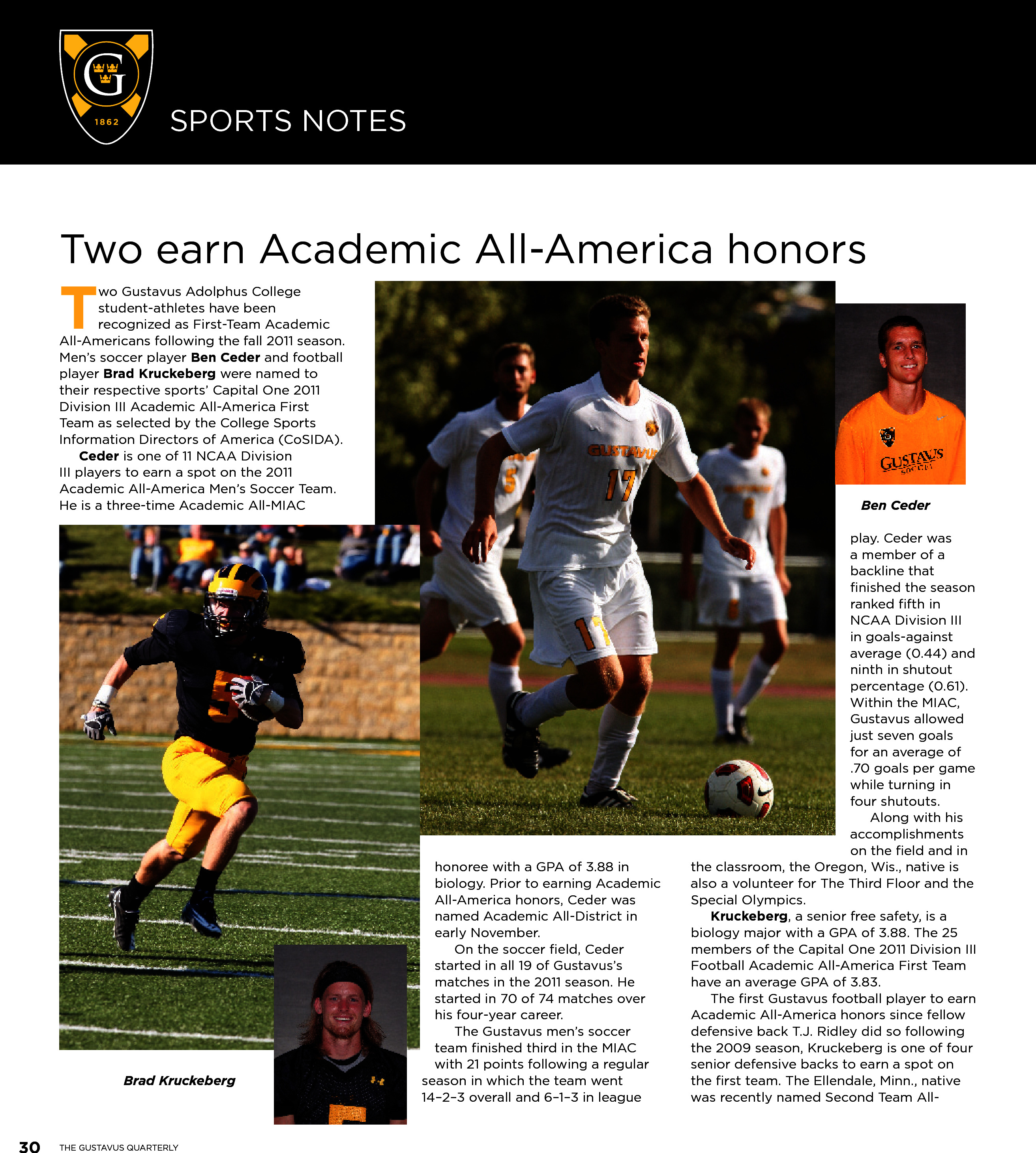 quarterly page