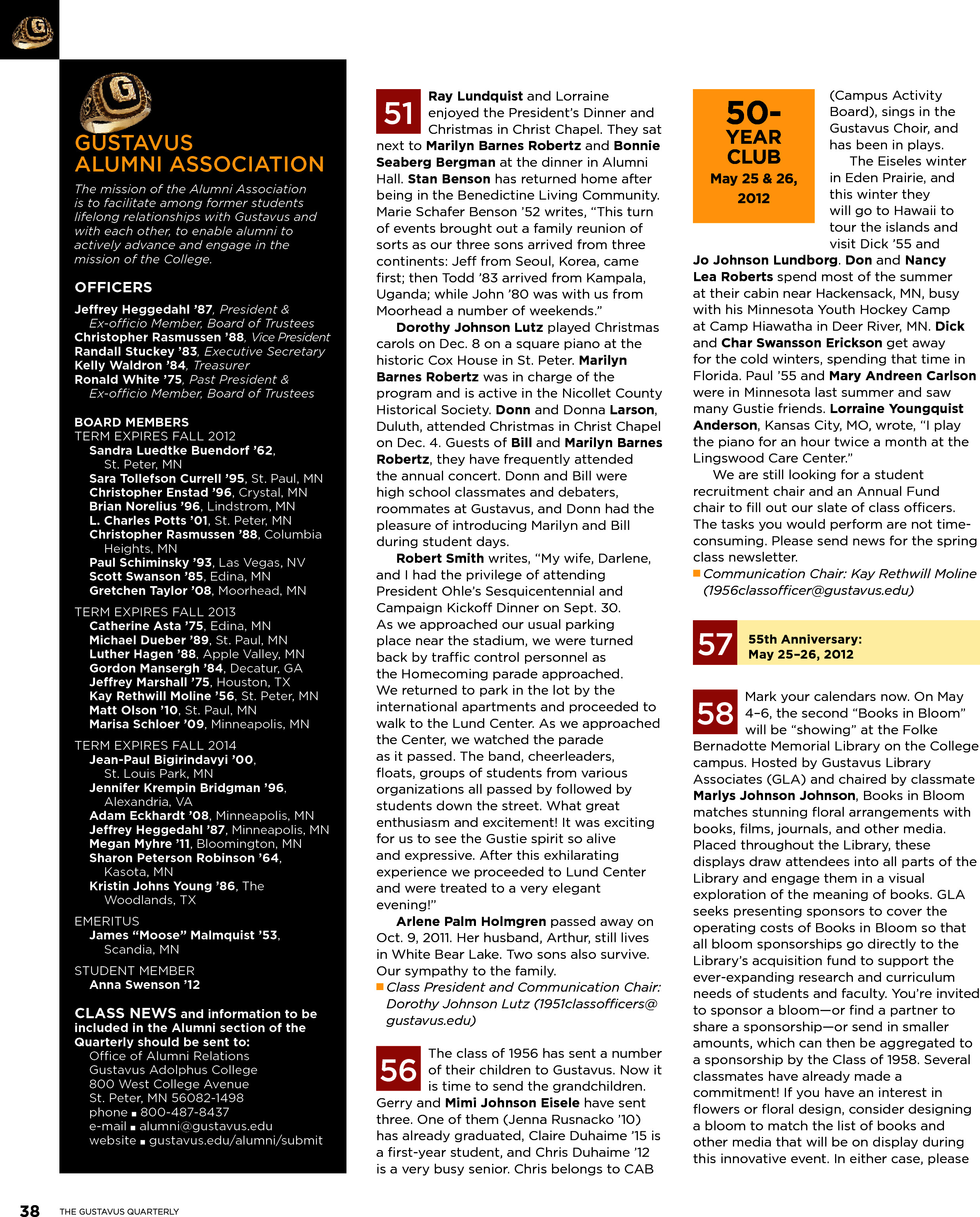quarterly page