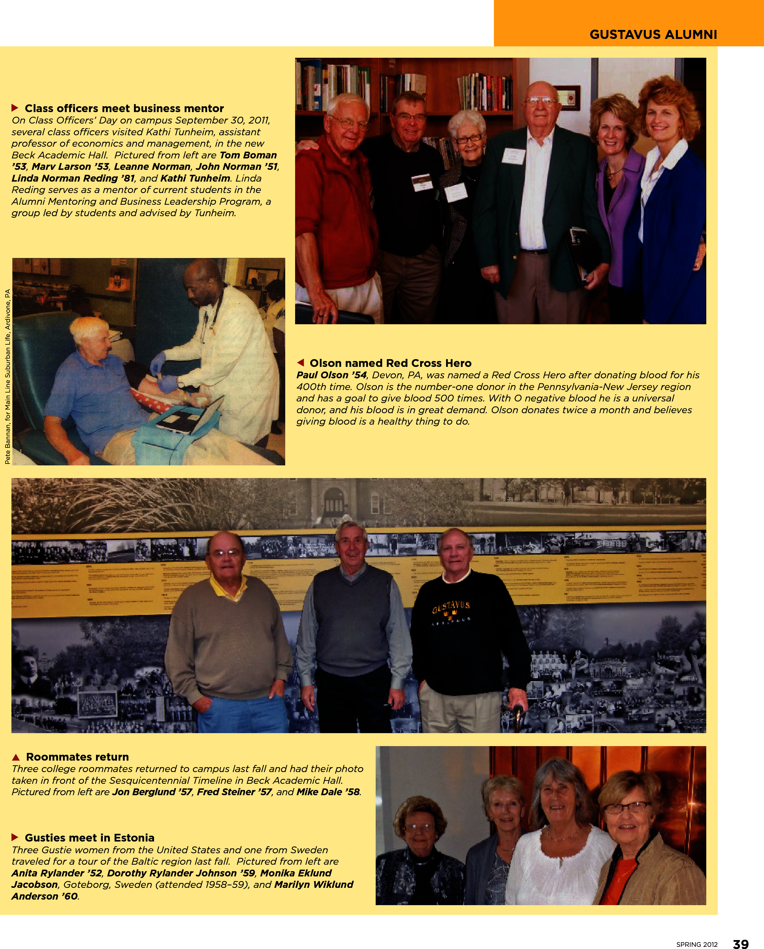 quarterly page