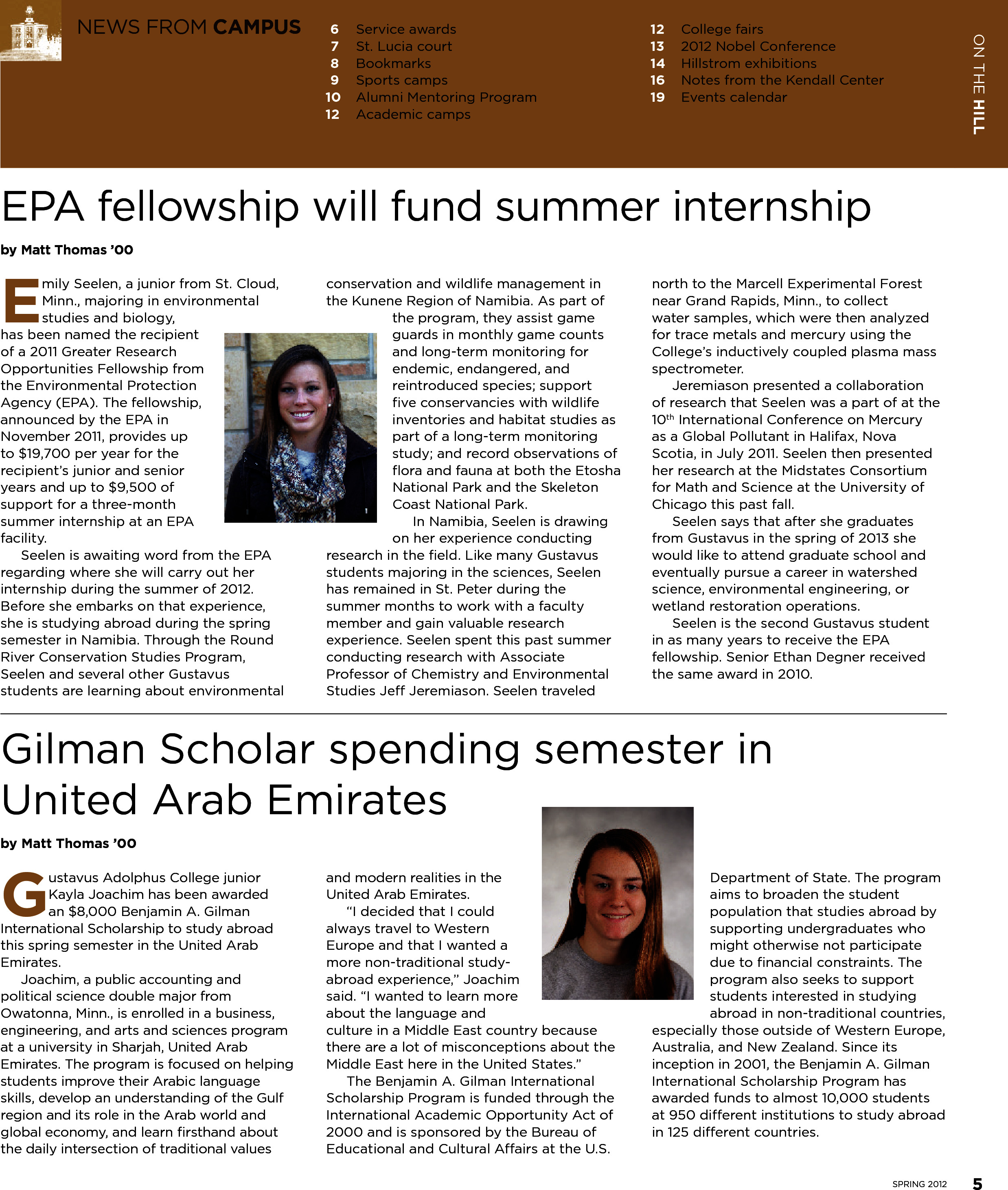 quarterly page