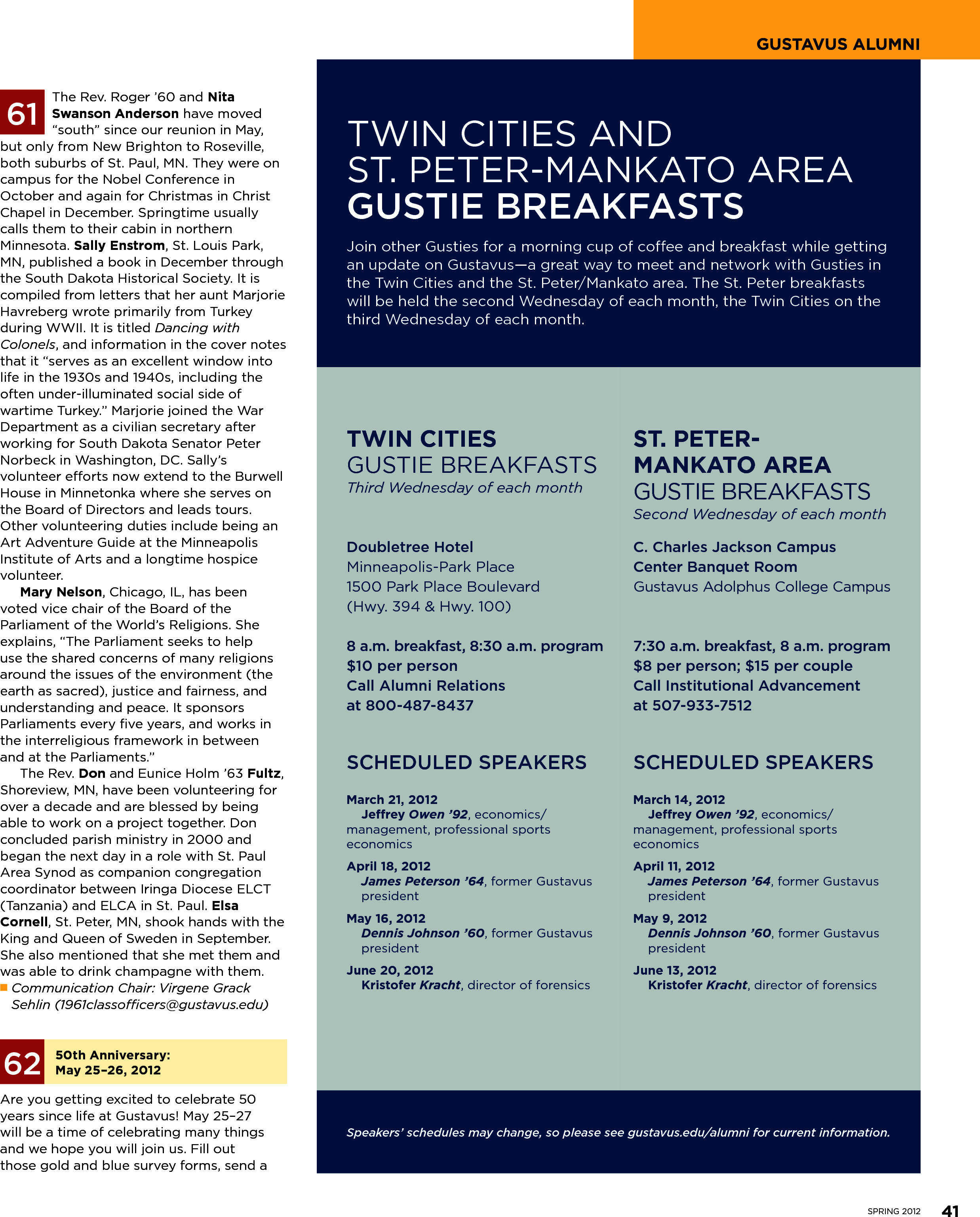 quarterly page
