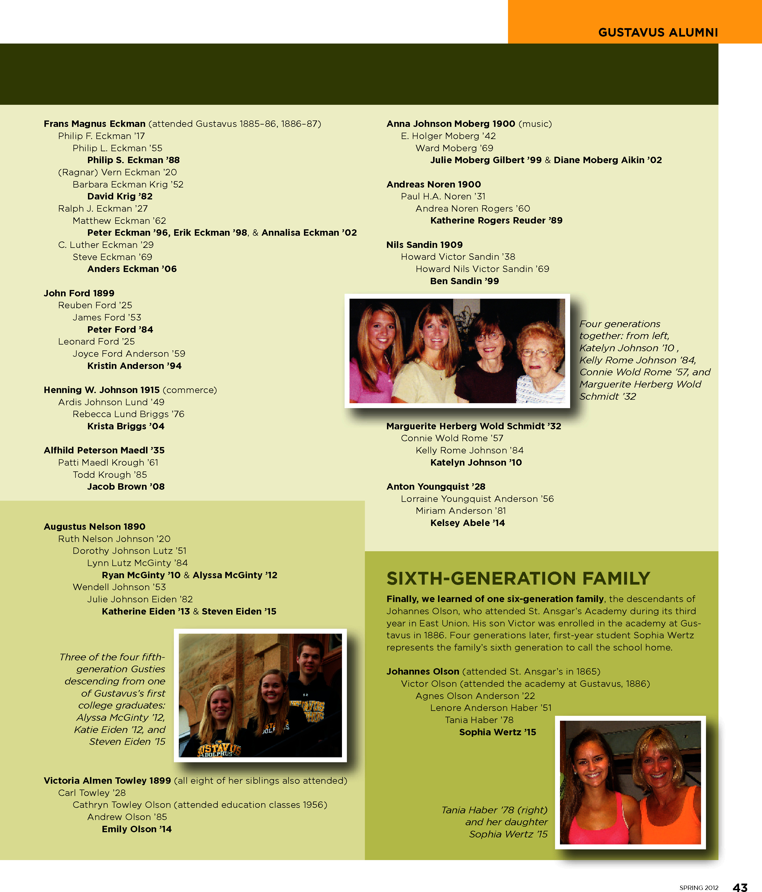 quarterly page