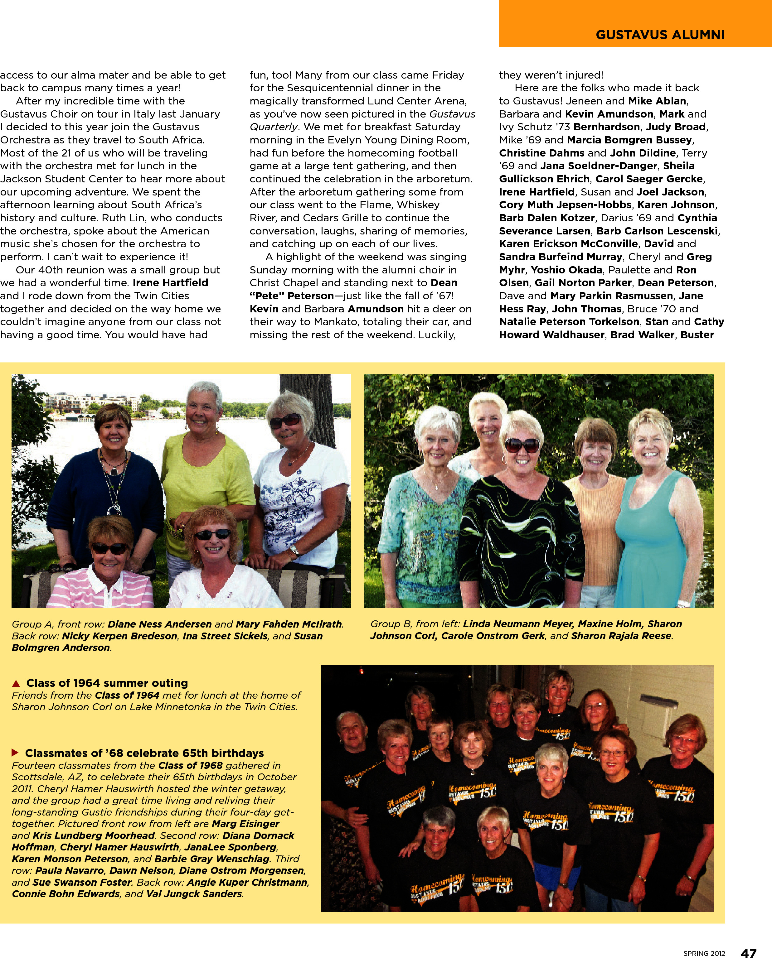 quarterly page